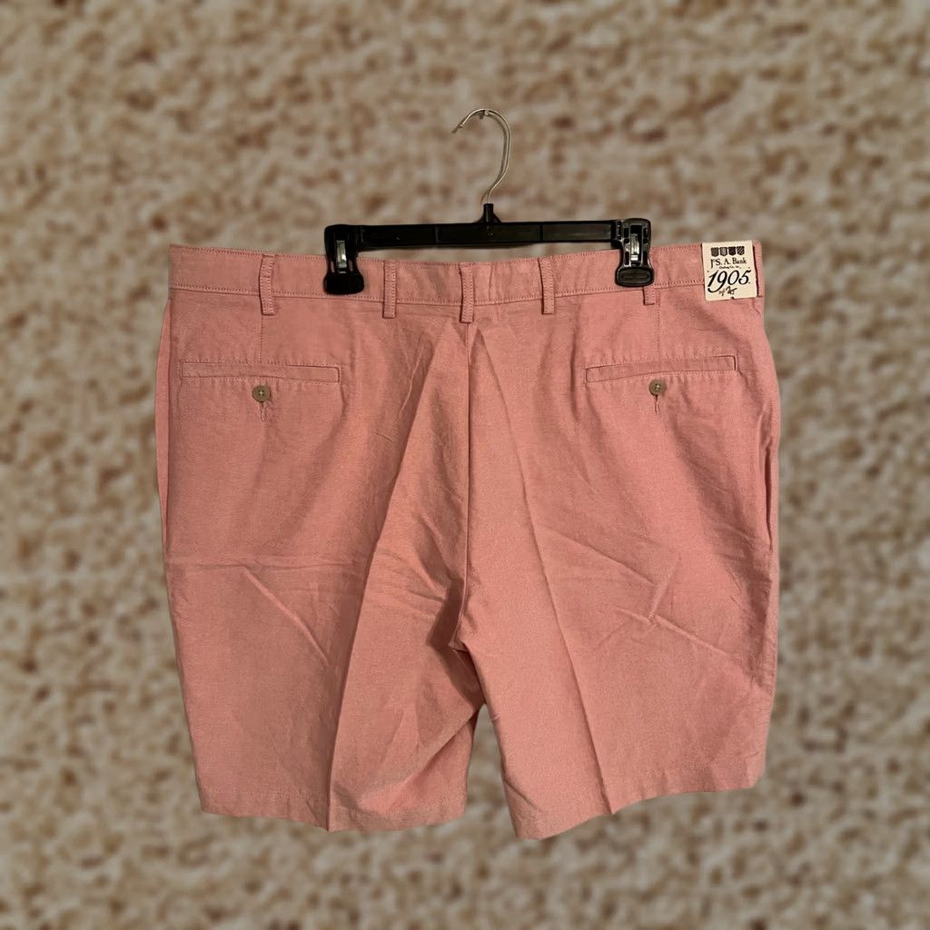 Jos. A. Bank Jos. A. Bank 1905 Tailored Fit Pastel Pink Cotton Preppy Shorts - Men's 42 - New Size US 43 - 1 Thumbnail