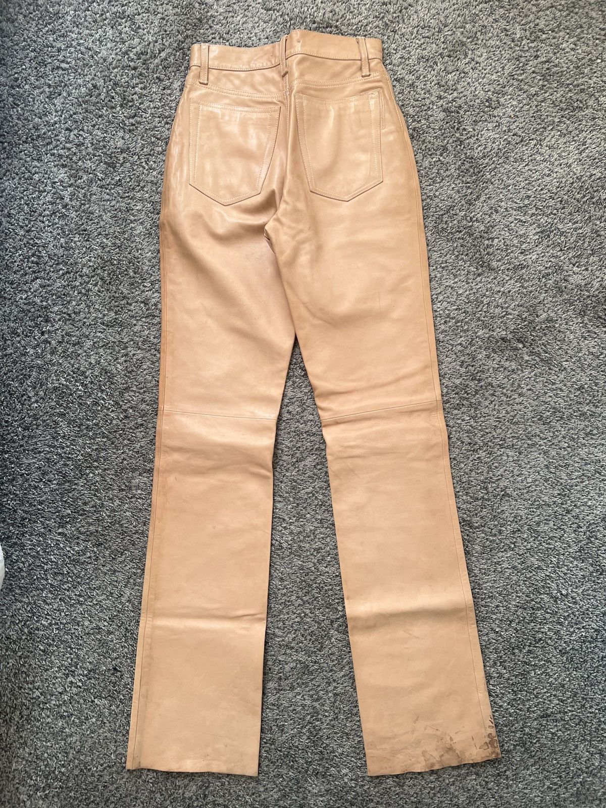 Helmut Lang Helmut Lang Leather Pants Size 27" / US 4 / IT 40 - 2 Thumbnail