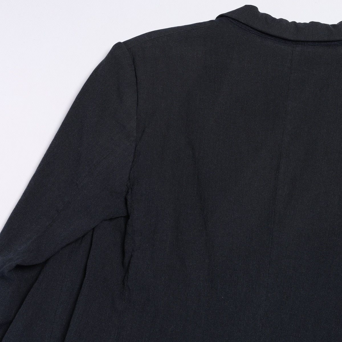 Maison Margiela Maison Martin Margiela Navy Cotton Silk Blazer Jacket Size 40R - 9 Thumbnail