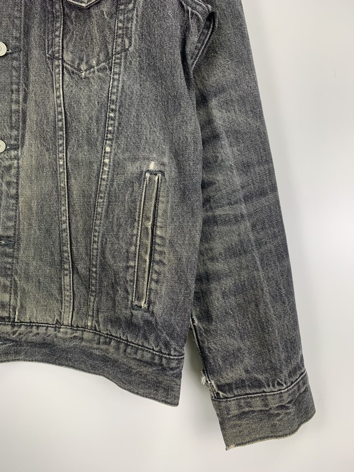 Japanese Brand Vintage Black Number Denim Jacket Size US L / EU 52-54 / 3 - 9 Thumbnail