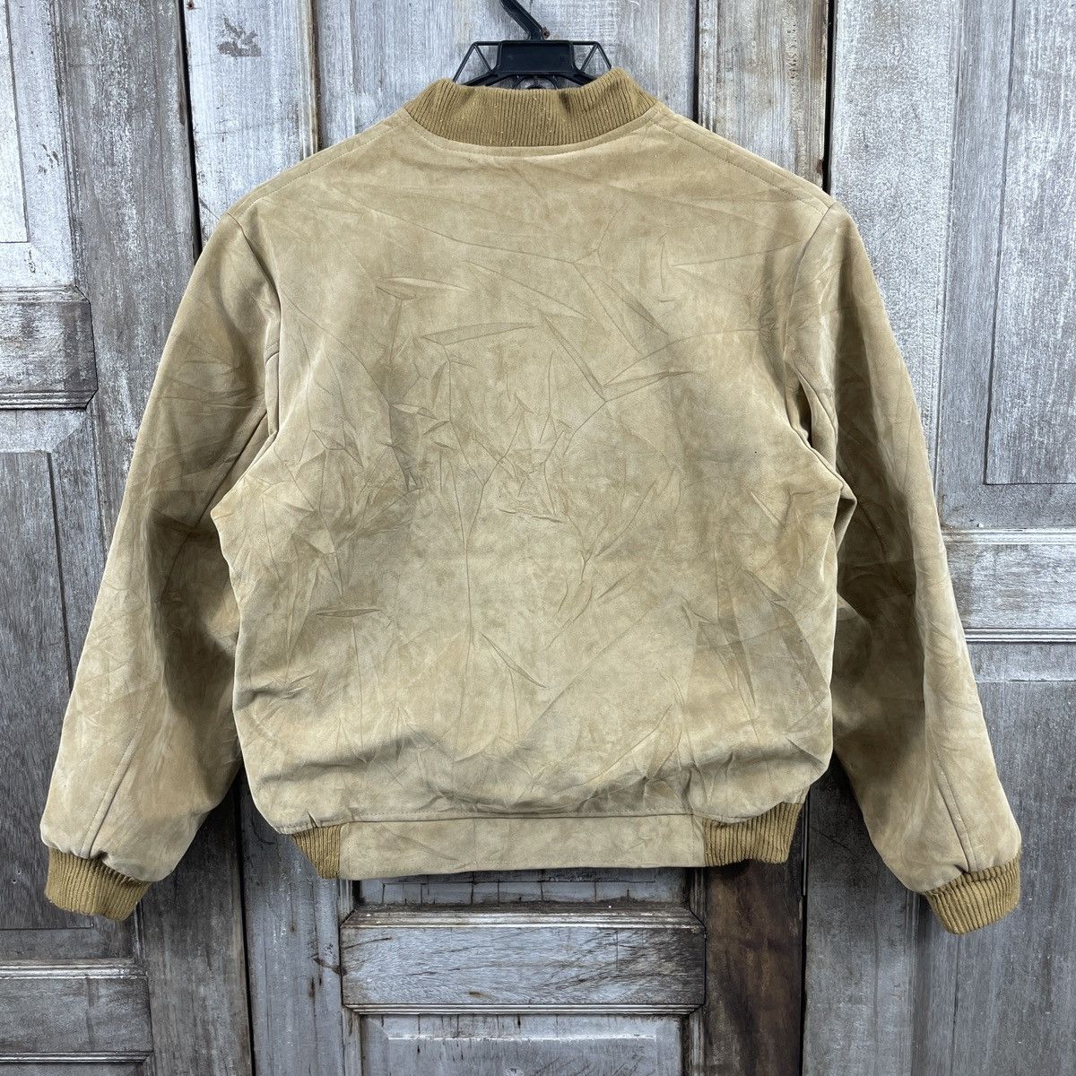 Japanese Brand Vintage Japanese Brand Leather Bomber Jacket Size US M / EU 48-50 / 2 - 2 Thumbnail