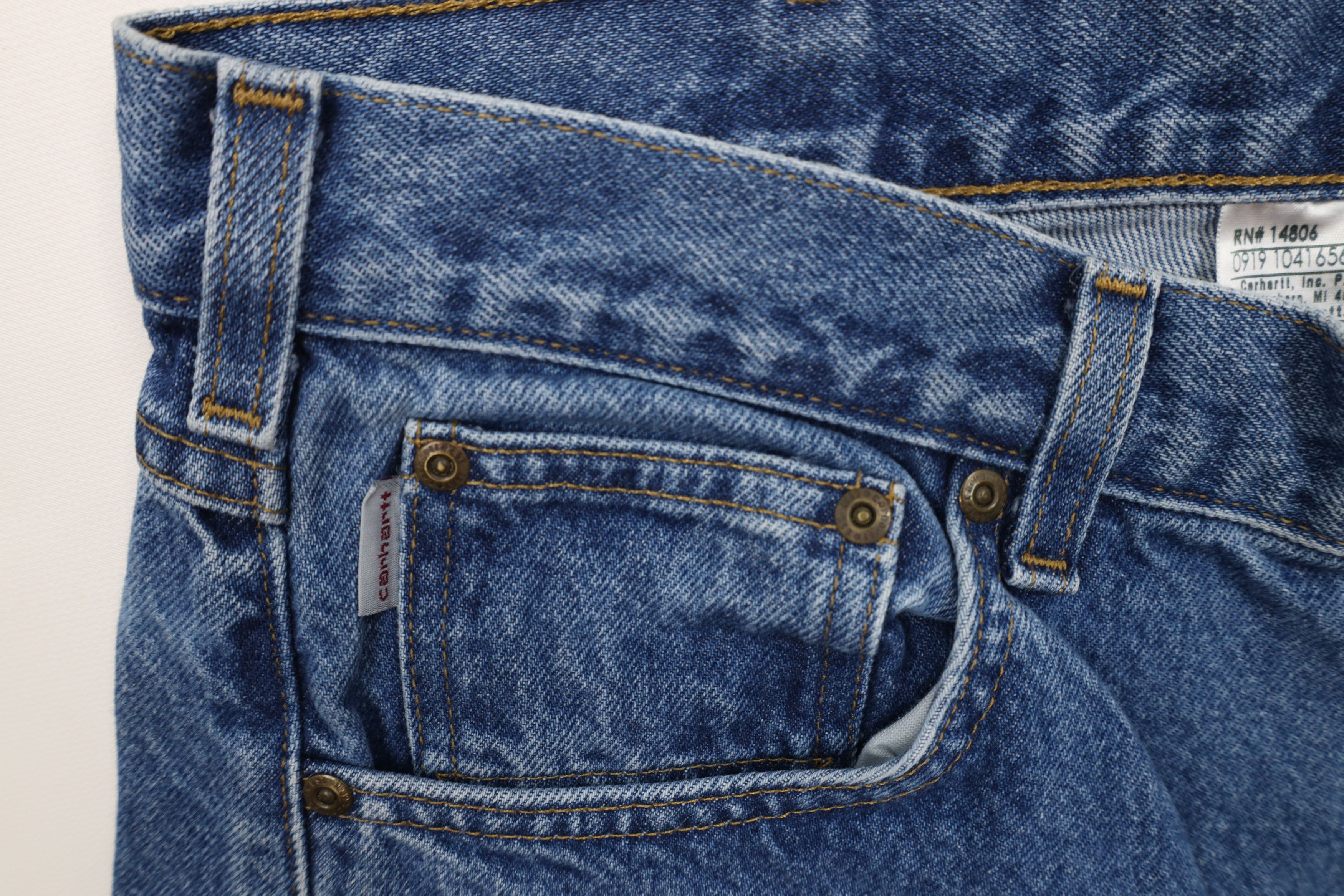 Carhartt Vintage Y2K Carhartt Traditional Fit Denim Jeans Blue Size US 38 / EU 54 - 7 Thumbnail