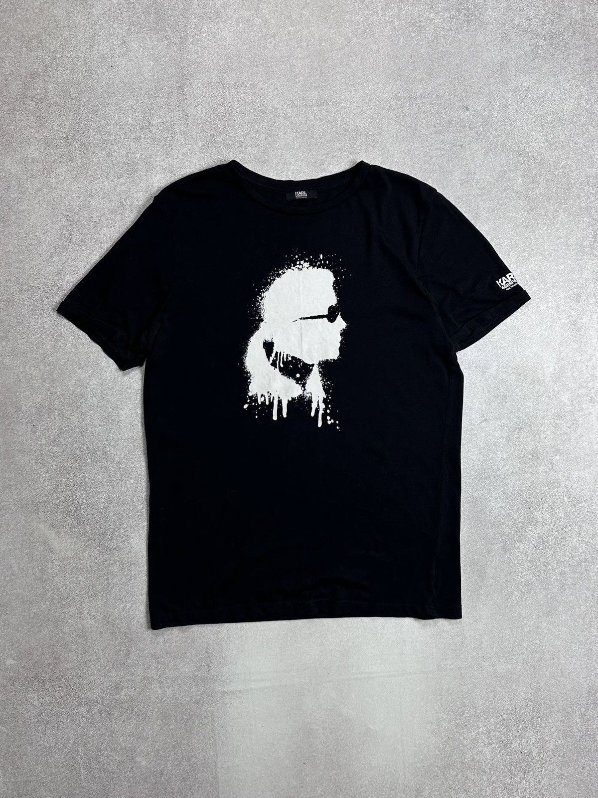 Karl Lagerfeld Vintage Karl Lagerfeld Big Logo T-shirt M Size US M / EU 48-50 / 2 - 1 Thumbnail