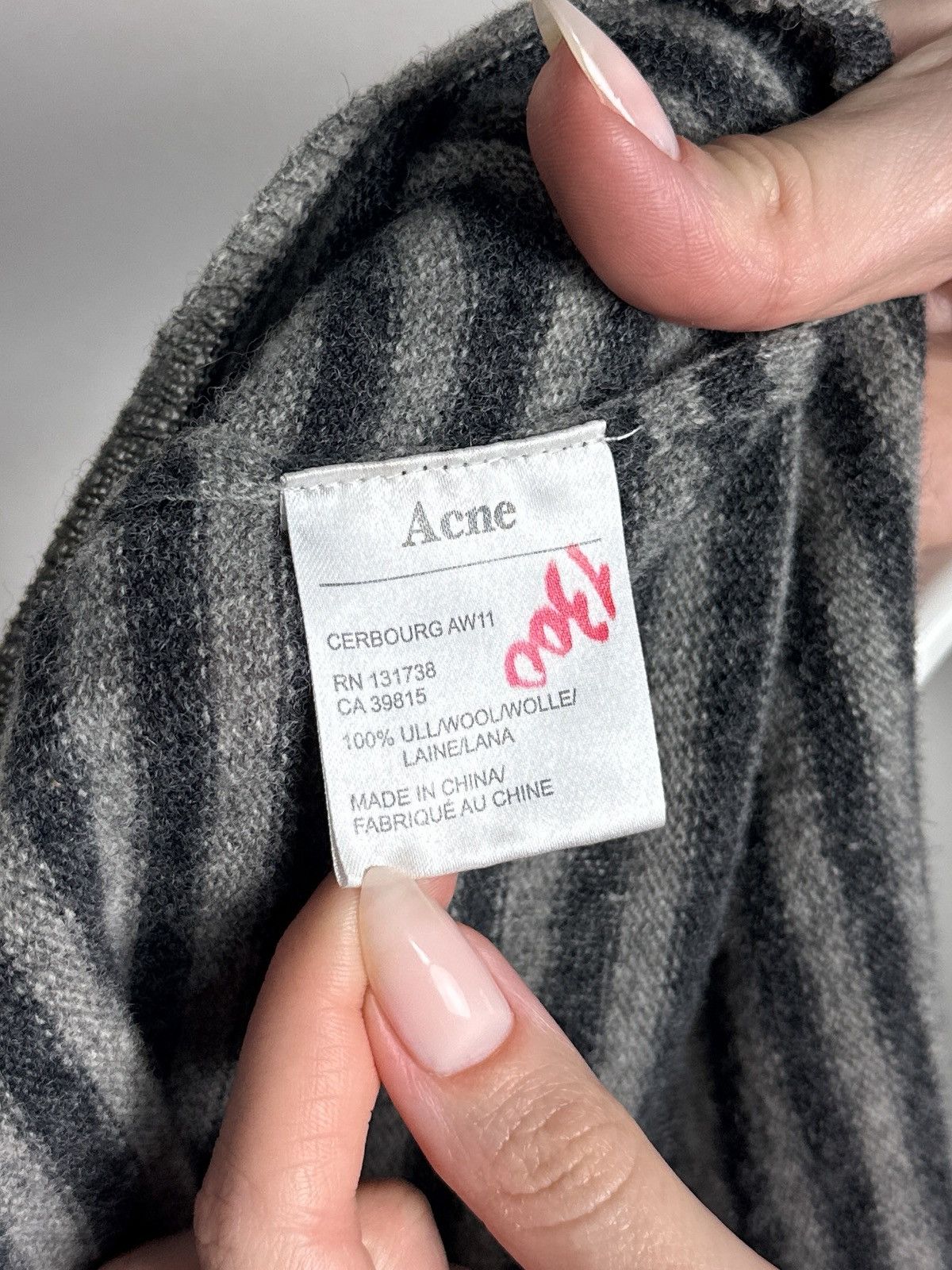 Acne Studios Acne Cerbourg AW11 Elbow Padded Stripped Wool Sweater Size US XL / EU 56 / 4 - 7 Thumbnail