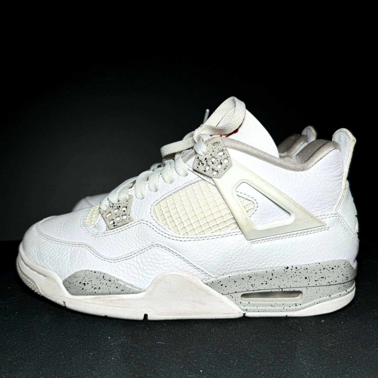 Jordan Brand Nike Size 7.5 Nike Air Jordan 4 Retro White Oreo Men s Shoes Grailed