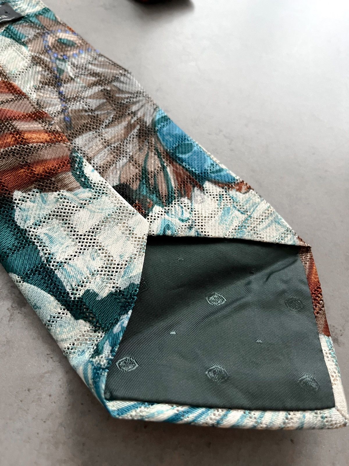 Ermenegildo Zegna × Vintage Ermenegildo Zegna 100% silk made in Italy tie Size ONE SIZE - 3 Thumbnail