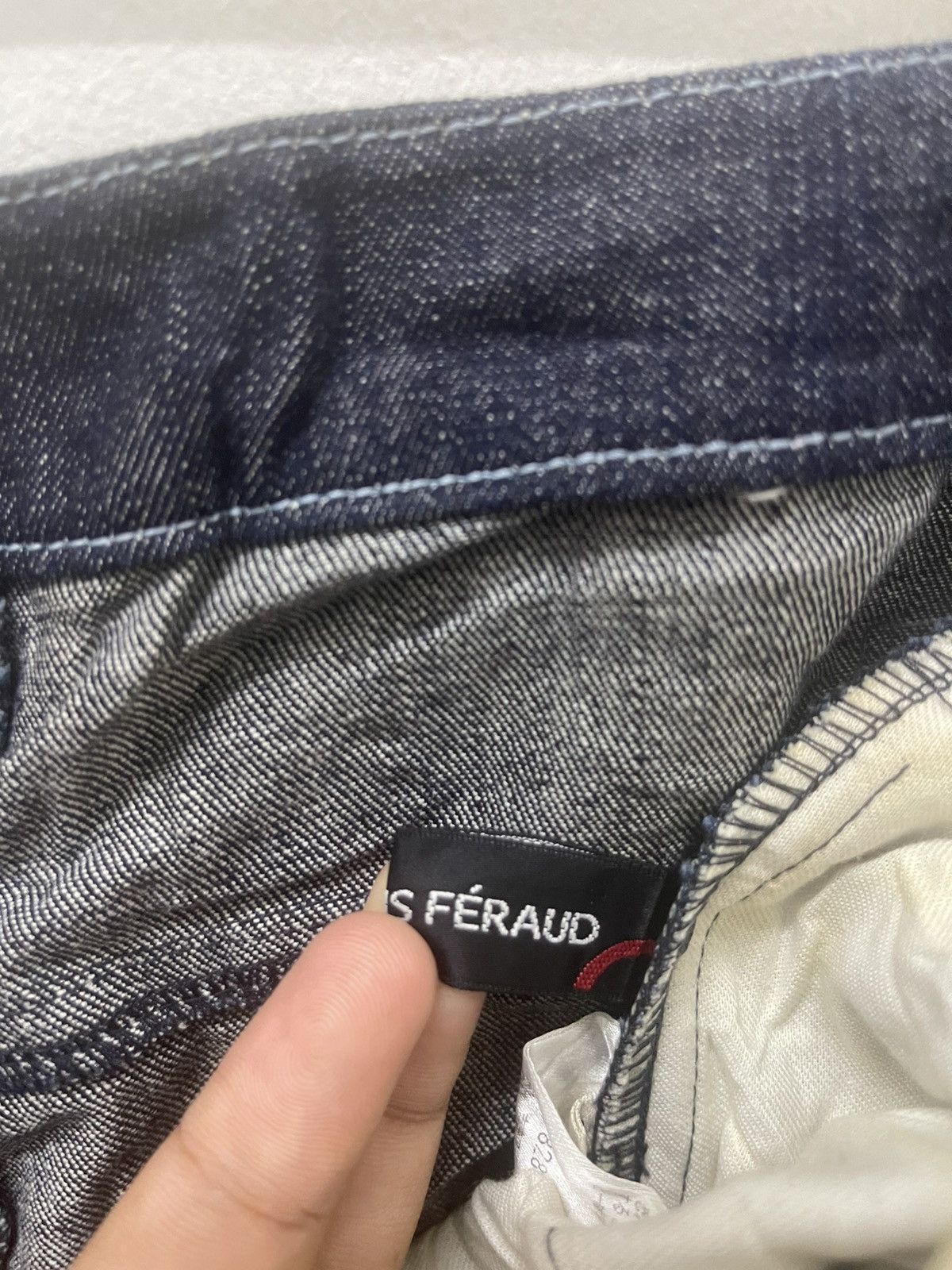 Louis Feraud Rare Vintage LF By LOUIS FERAUD Flare Designer Denim Size 27" / US 4 / IT 40 - 13 Thumbnail