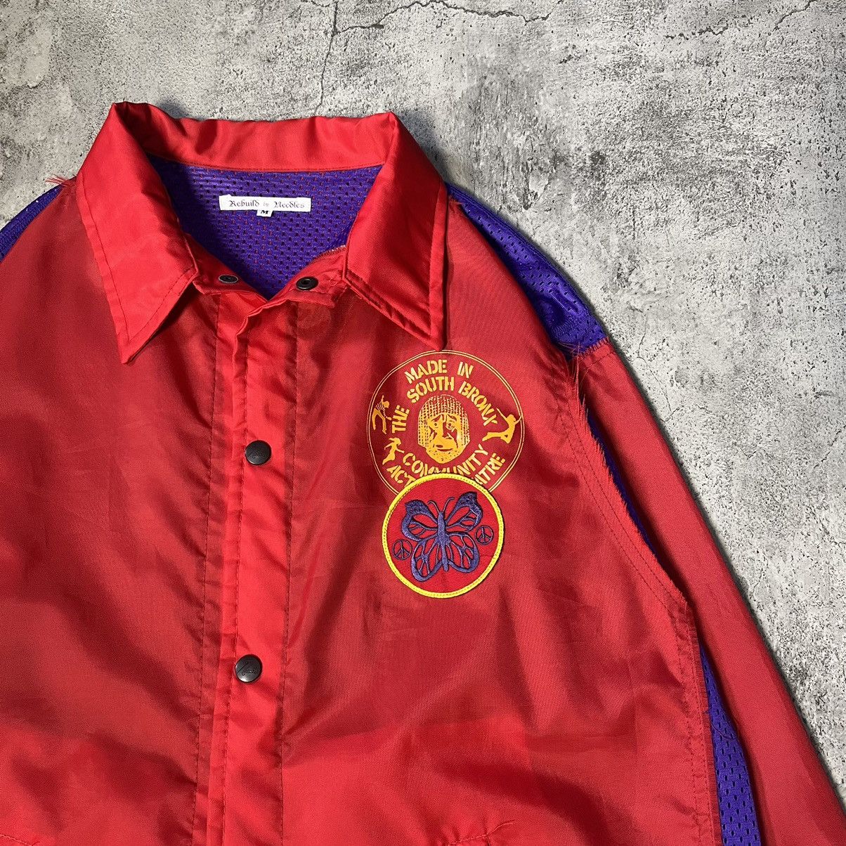 Needles Rebuild by Needles Covered Coach Jacket Assorted - Red Size US M / EU 48-50 / 2 - 4 Thumbnail