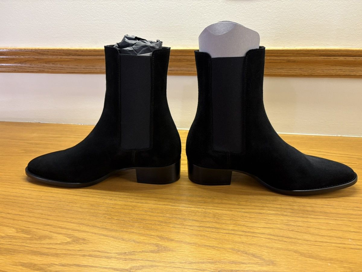 From The First Stefano 40mm Short Chelsea Boot - Black Suede Size US 9 / EU 42 - 2 Thumbnail