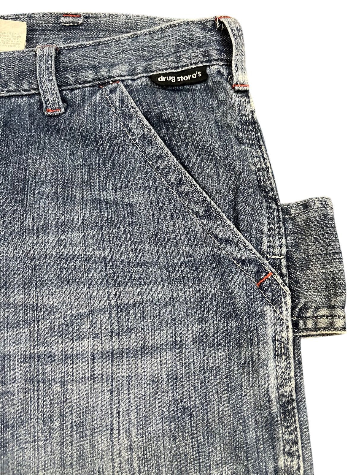 Japanese Brand Vintage Drug Store’s Flare Carpenter Denim Size US 33 - 6 Thumbnail
