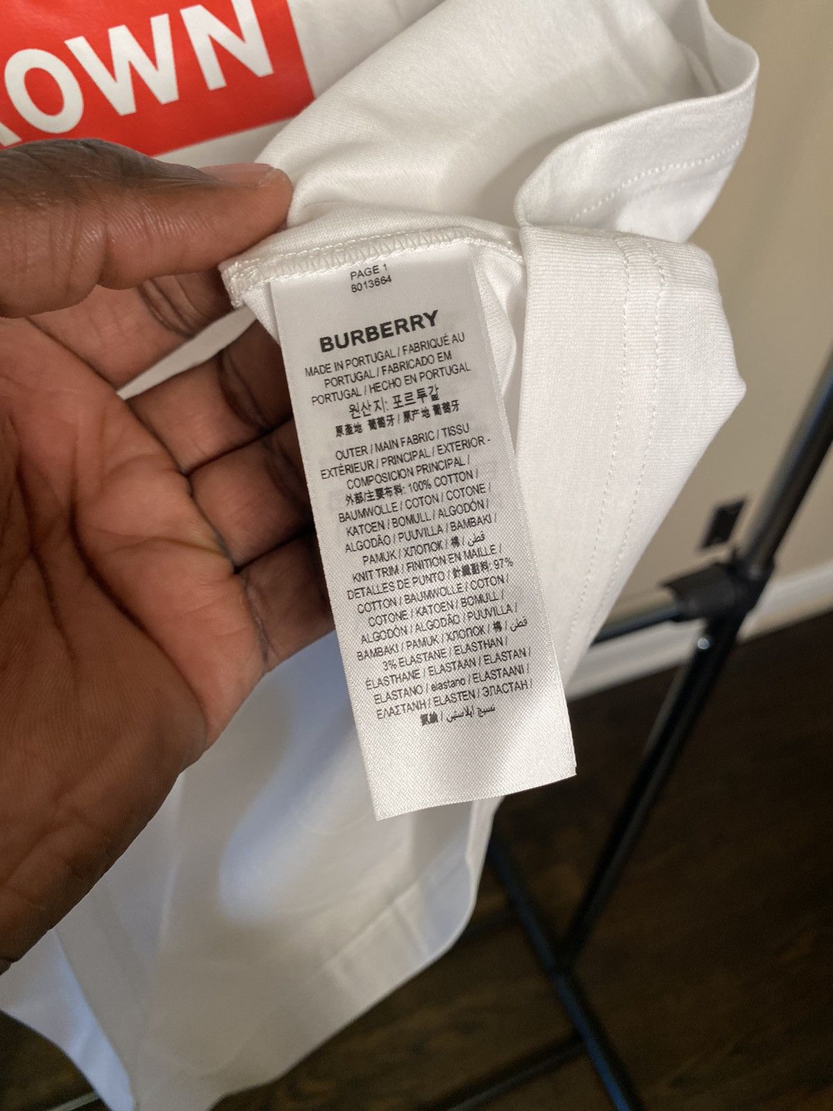Burberry Burberry tee Size US S / EU 44-46 / 1 - 4 Thumbnail