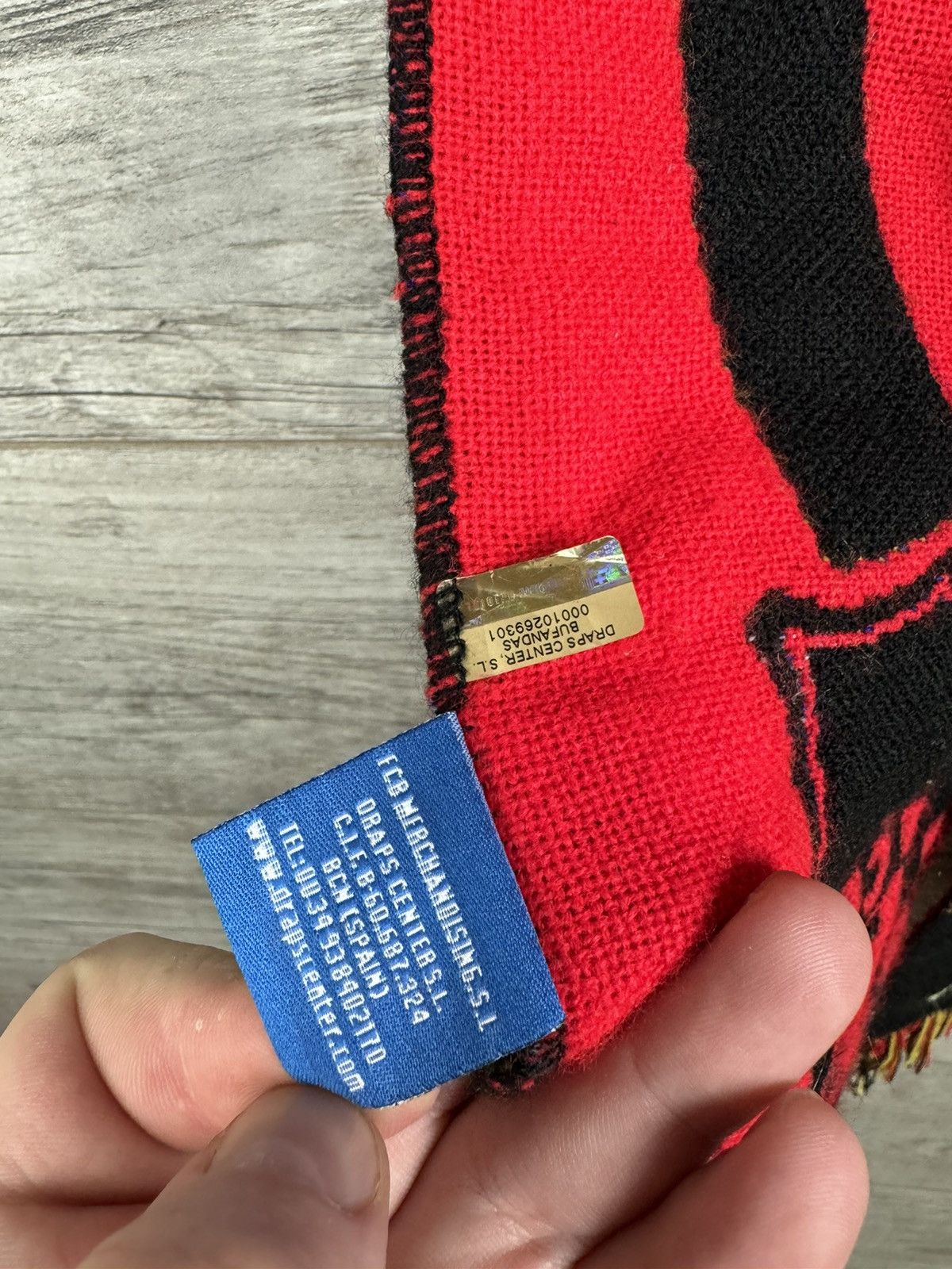 Vintage Vintage Scarf F C Barcelona Football Y2K hype Size ONE SIZE - 6 Thumbnail