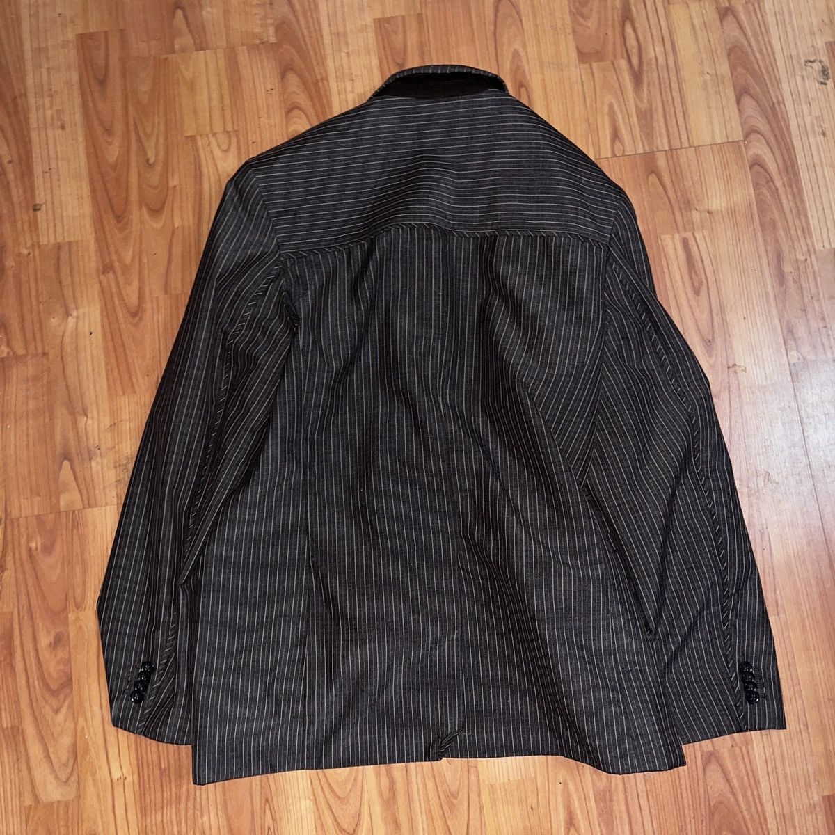 Marc Ecko Vintage Marc Ecko Cut & Sew Brown Blazer Size L Size US L / EU 52-54 / 3 - 9 Thumbnail