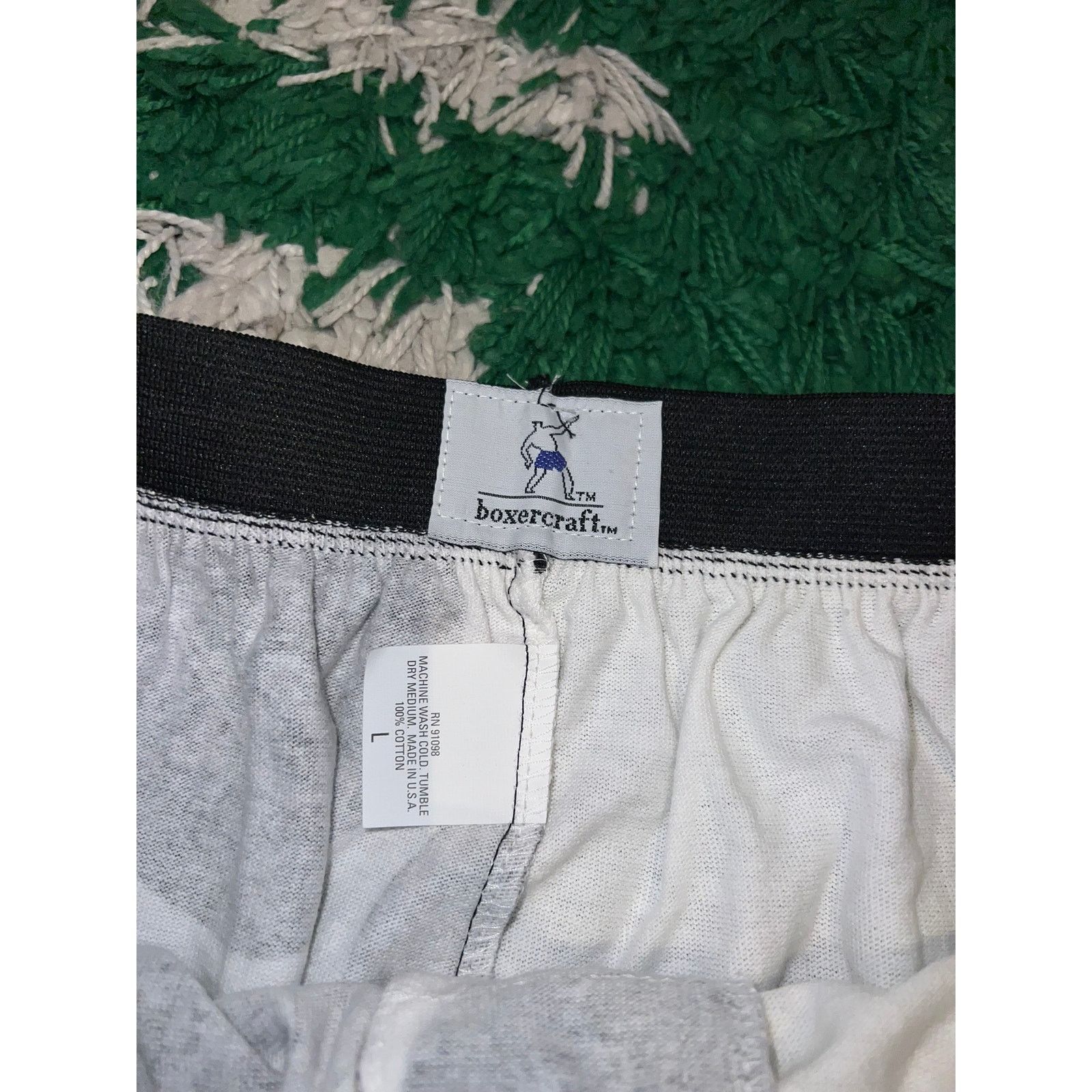 Vintage Vintage Boxercraft Hockey Pucks Puck White Boxers Large Size 34" / US 12 / IT 48 - 4 Thumbnail