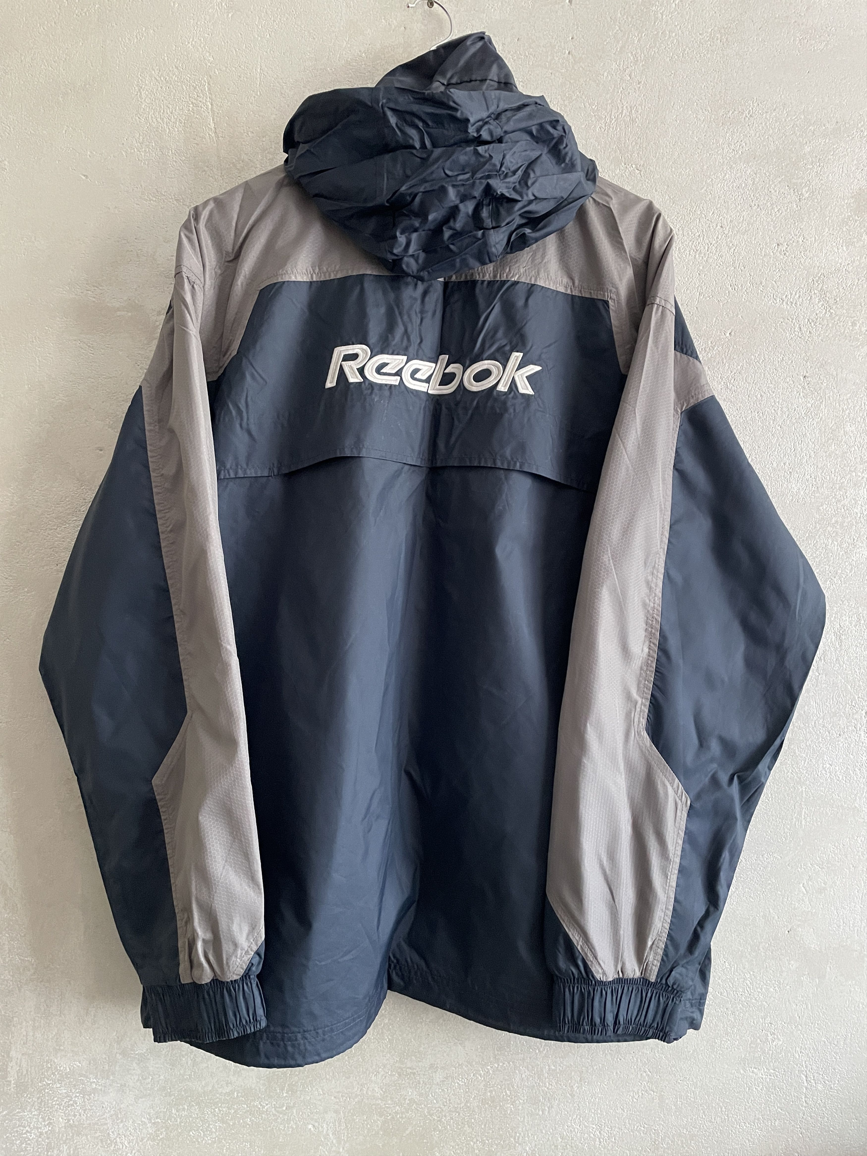 Reebok Vintage FC Bolton Rain Jacket Coat Nylon Anorak Size US XL / EU 56 / 4 - 2 Thumbnail