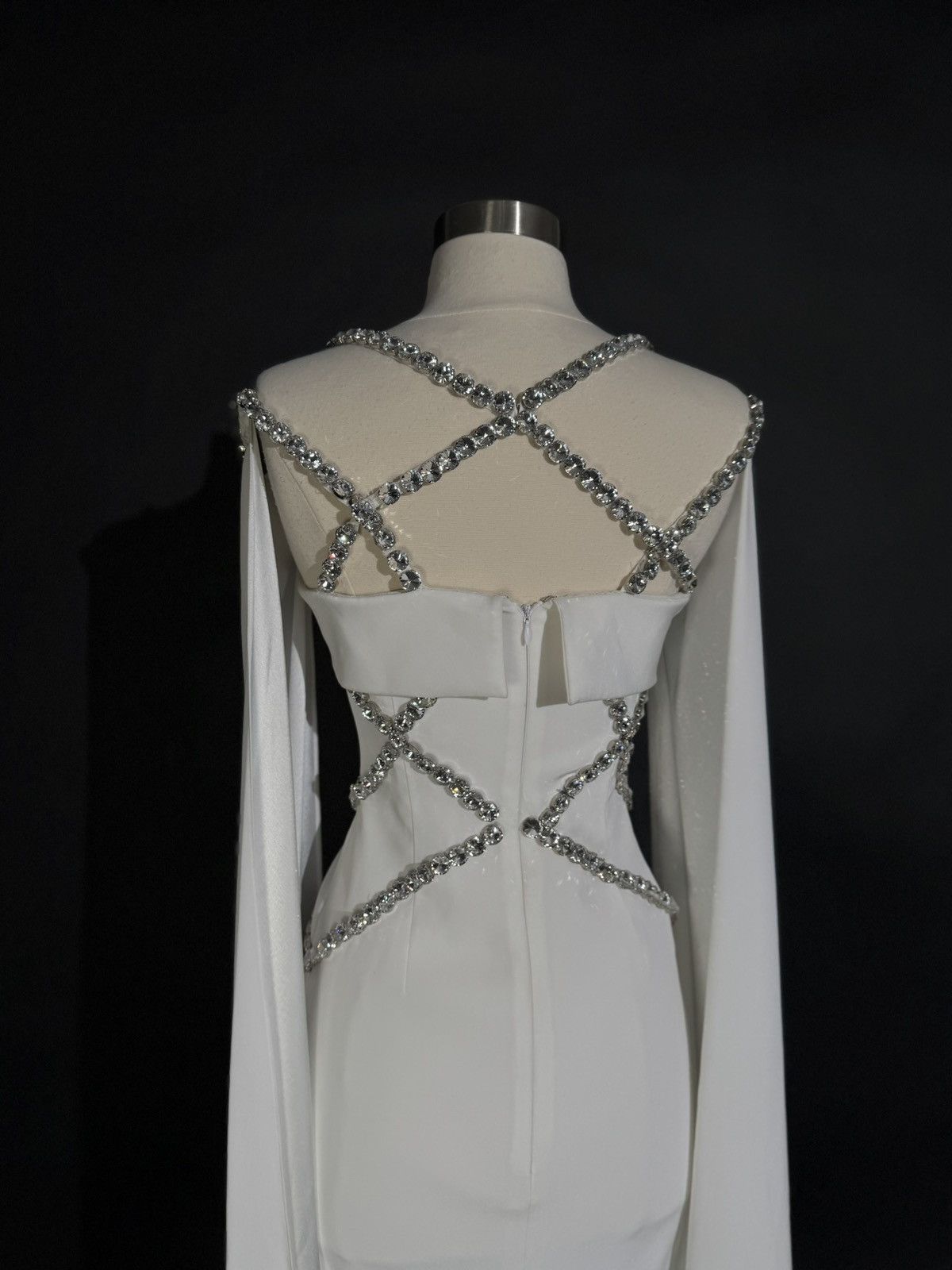 Other Brand New US 4 Georges Hobeika Evening Gown Stones Detailed Size S / US 4 / IT 40 - 5 Thumbnail