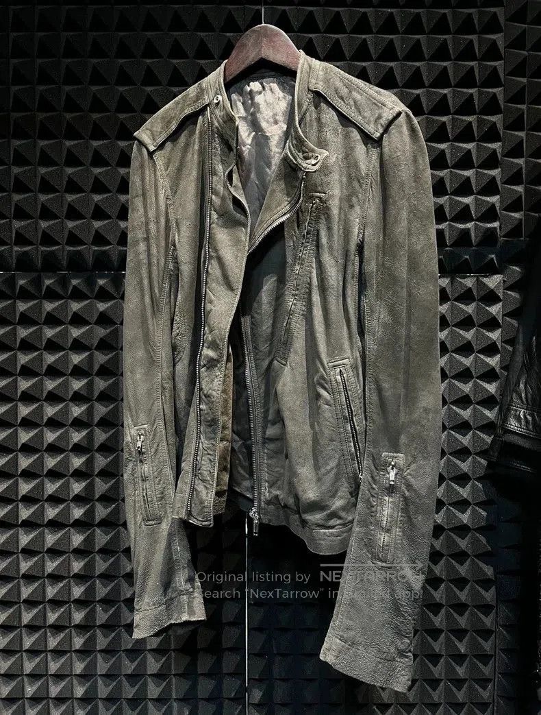 Rick Owens Rick Owens Suede Leather Jacket- Size US M / EU 48-50 / 2 - 6 Thumbnail