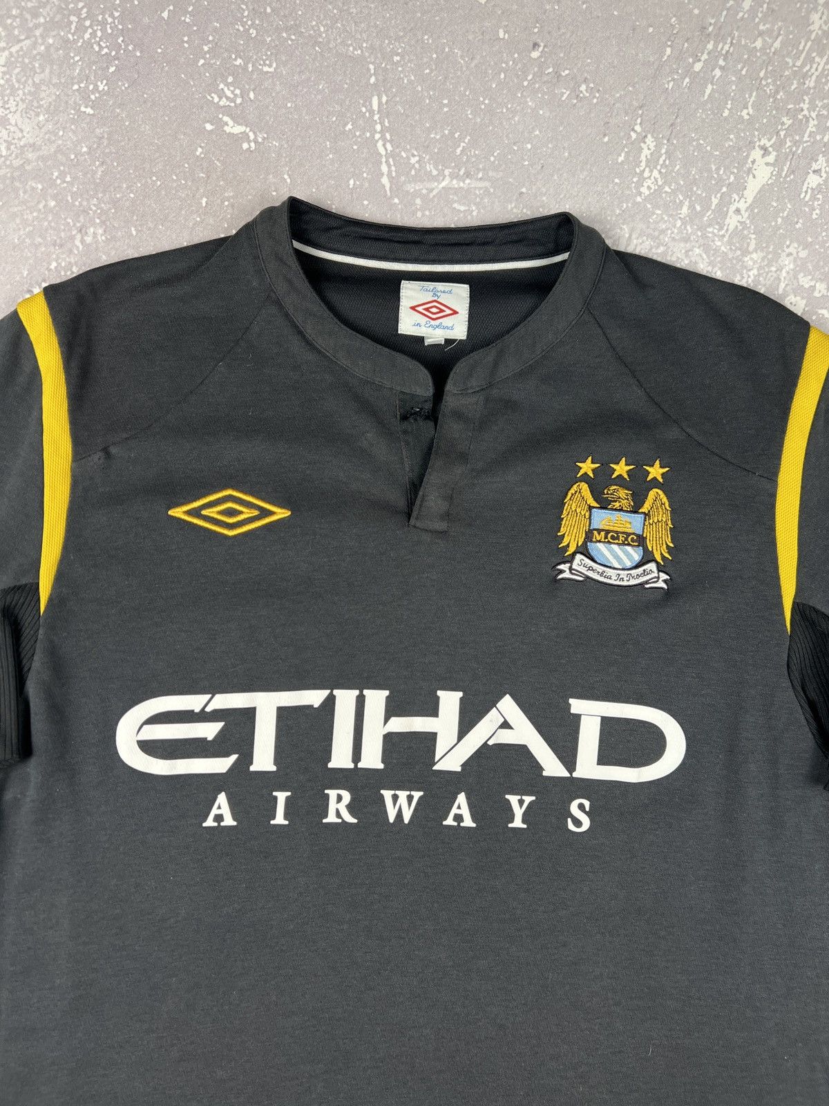 Umbro 2009/2010 Umbro Manchester City Home #32 Tevez Soccer Jersey Size US S / EU 44-46 / 1 - 8 Thumbnail