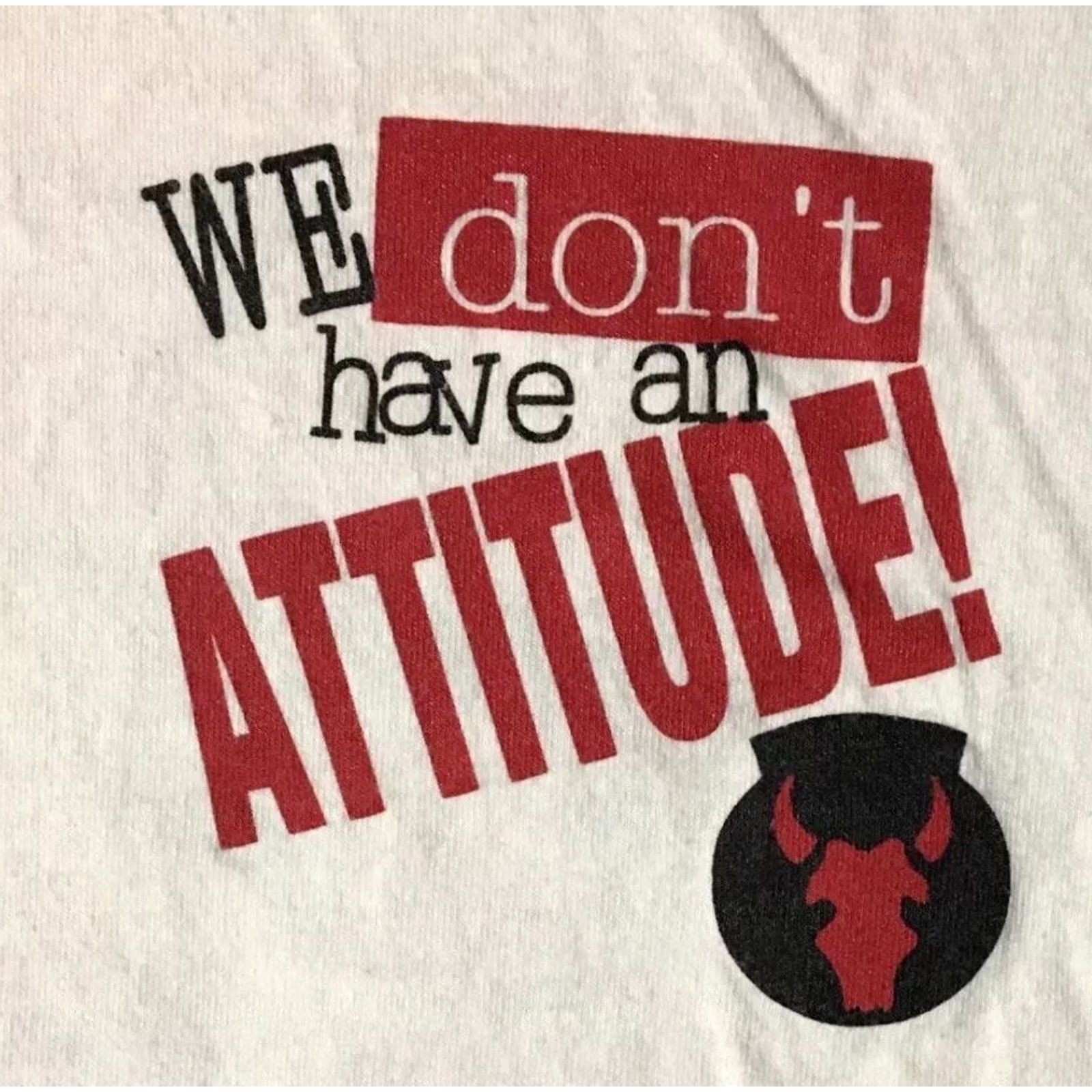 Vintage VINTAGE I Dont Have An Attitude Im Just Good Faded Shirt XL White Mens T-Shirt Funny Saying Grunge 90s Size US XL / EU 56 / 4 - 4 Thumbnail
