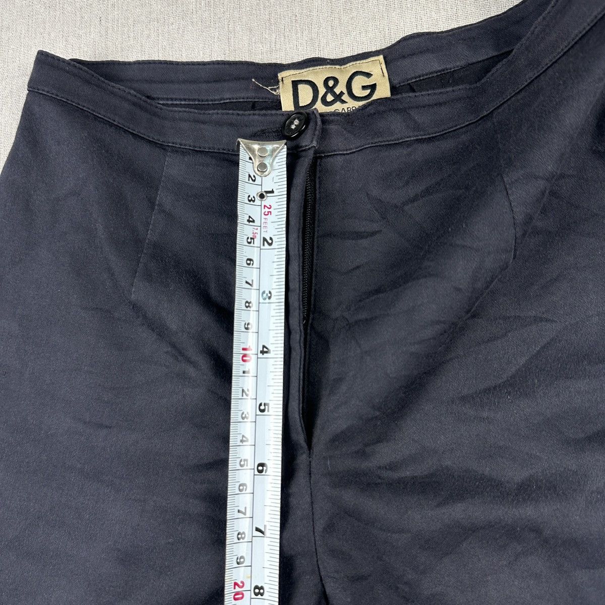 Dolce & Gabbana Dolce & Gabbana Flare Trousers Split Hem Black Size 26" / US 2 / IT 38 - 19 Thumbnail