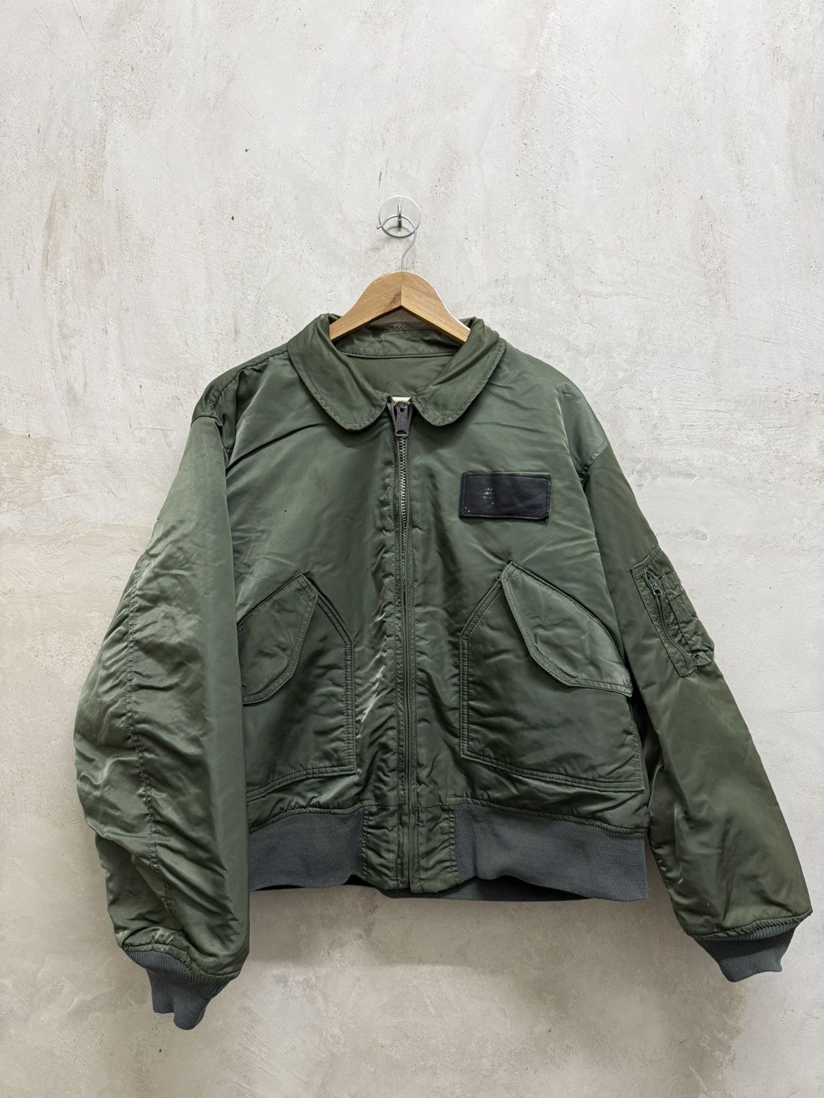 Alpha Industries Vintage 90s Alpha Industries CWU-45/P Bomber Jacket Size US XL / EU 56 / 4 - 1 Thumbnail