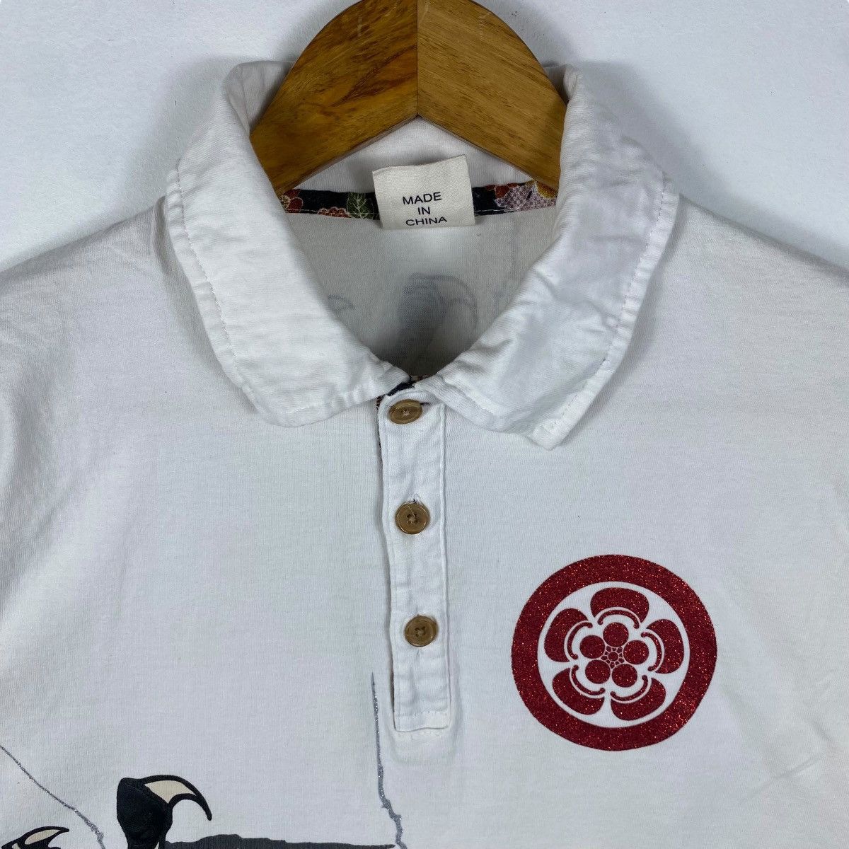 Japanese Brand × Vintage Japanese Brand CURE ALL Mystical Dragon Graphic Polo Shirt Size US L / EU 52-54 / 3 - 2 Thumbnail