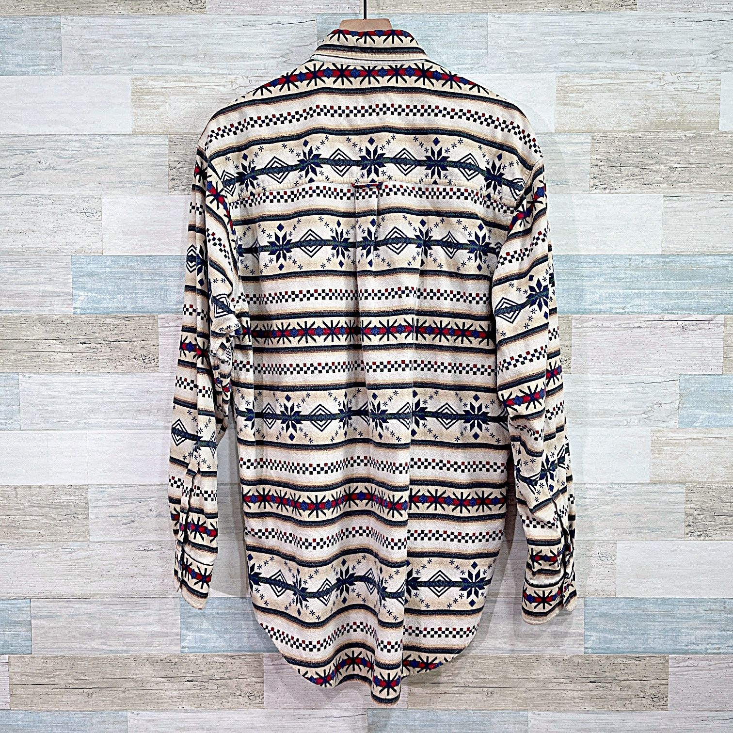 Chaps × Chaps Ralph Lauren × Vintage CHAPS Ralph Lauren Vintage Chamois Aztec Shirt Mens Large Size US L / EU 52-54 / 3 - 3 Thumbnail
