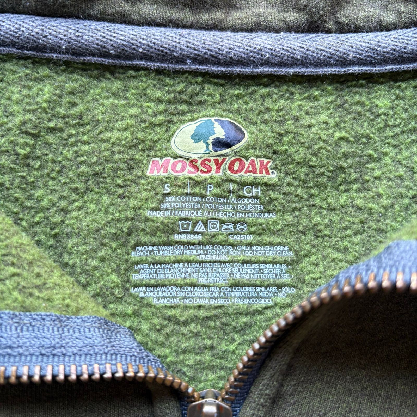 Mossy Oaks Vintage Y2K Mossy Oaks Quarter Zip Sweatshirt Size US S / EU 44-46 / 1 - 5 Thumbnail