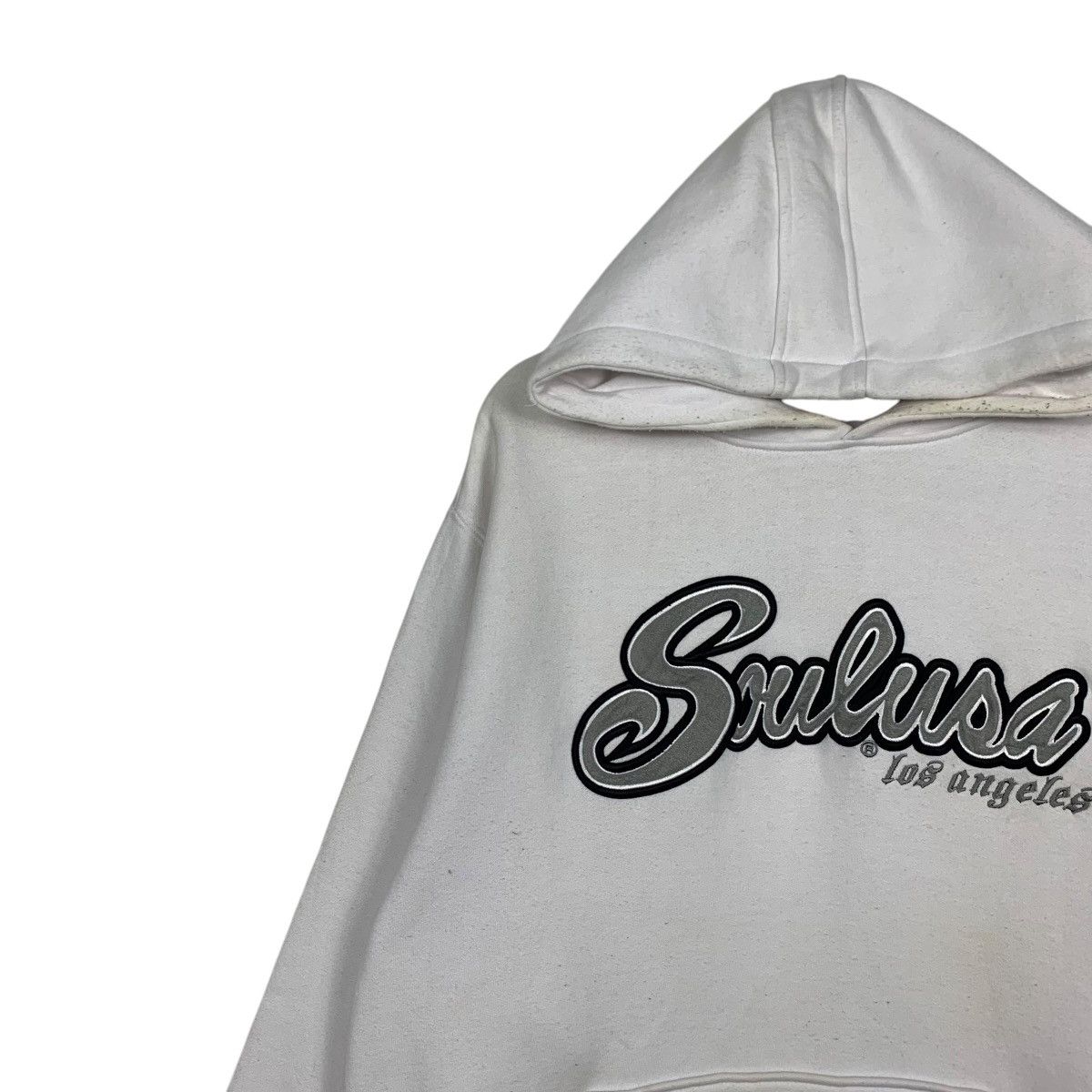 Japanese Brand SOUL USA Los Angeles Big Logo Pullover Hoodies #1770-C78 Size US L / EU 52-54 / 3 - 6 Thumbnail