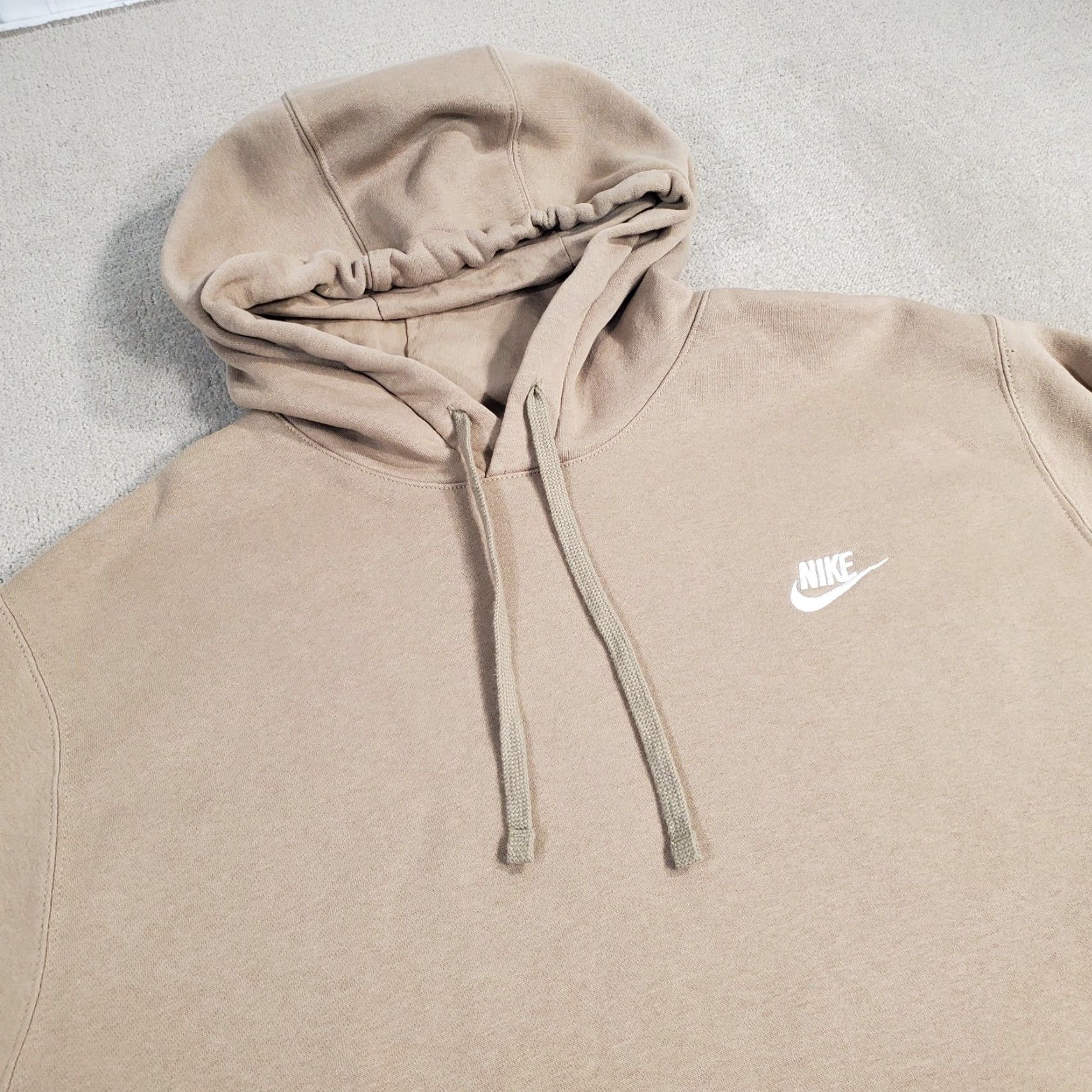 Nike Nike Sportswear Club Fleece Hoodie Womens Large Sand Drift Sweatshirt DQ5793 126 Size L / US 10 / IT 46 - 2 Thumbnail