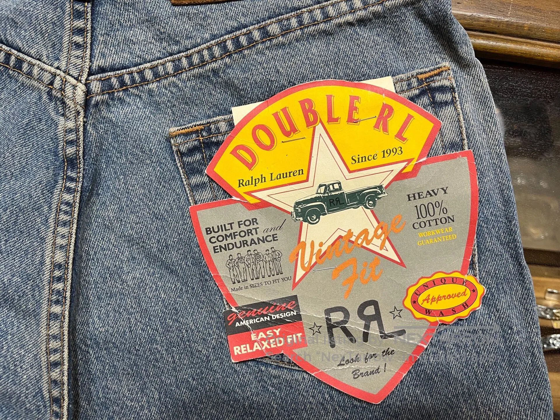 RRL Ralph Lauren RRL Distressed Denim Jeans by Ralph Lauren. Size US 31 - 3 Thumbnail