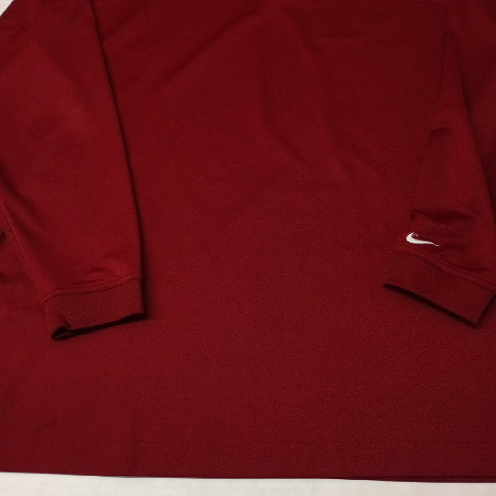 Nike Nike Golf Polo Shirt Men's 2XL XXL Red Fit Dry Long Sleeve Size US XXL / EU 58 / 5 - 2 Thumbnail