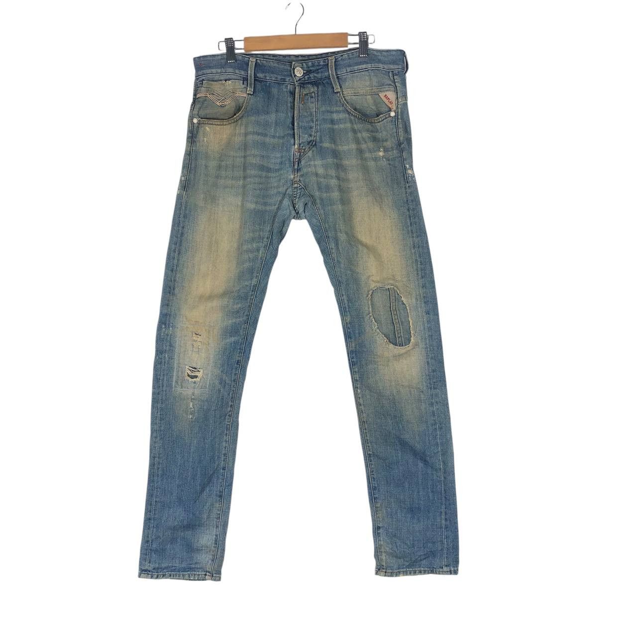 Replay Vintage 80's Replay Asolo Italy Men Blue Jeans Size 30" / US 8 / IT 44 - 1 Thumbnail