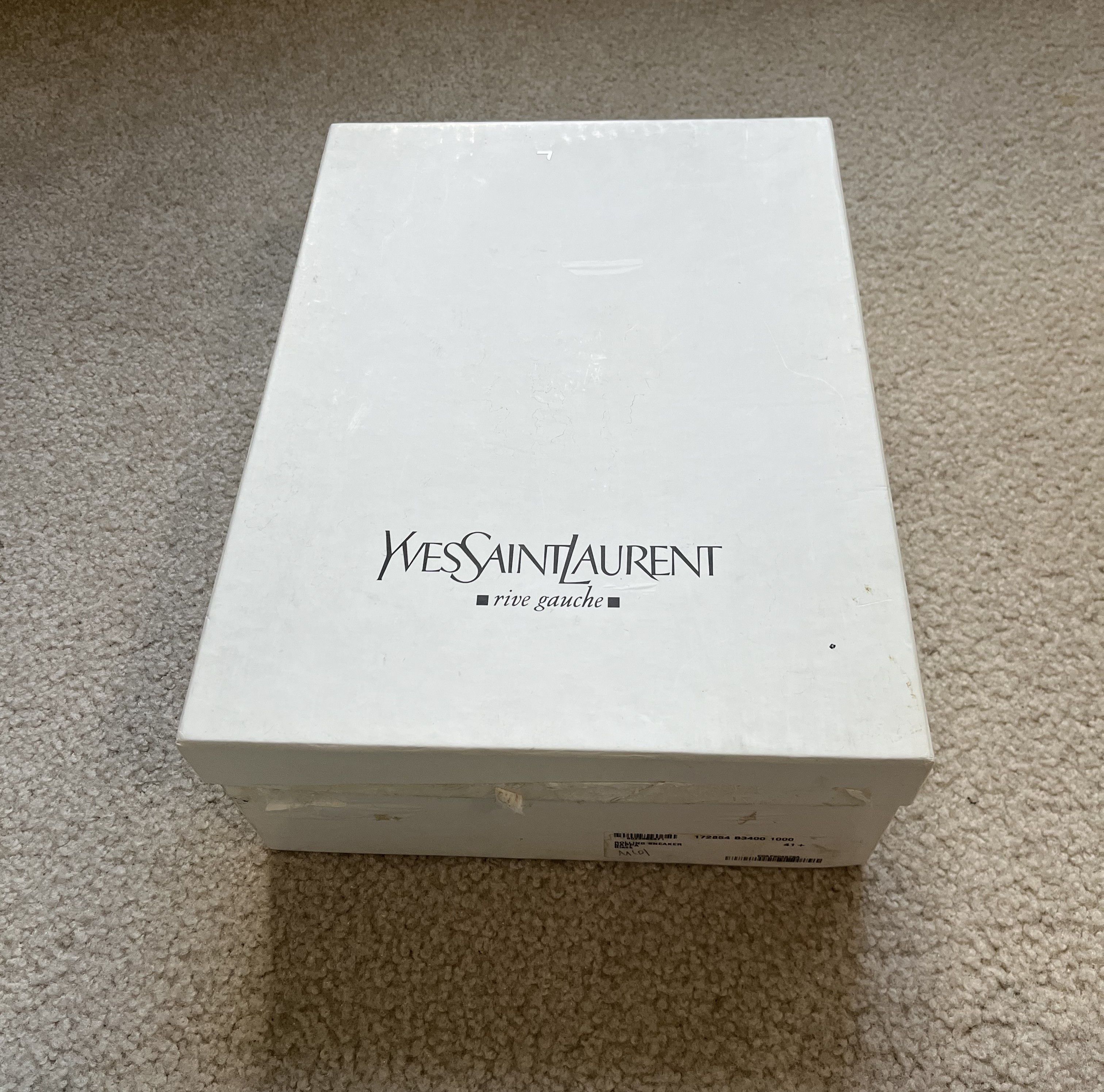 Yves Saint Laurent YSL Rive Gauche Rolling Sneaker Black Nappa Never Worn Size US 8.5 / EU 41-42 - 9 Thumbnail