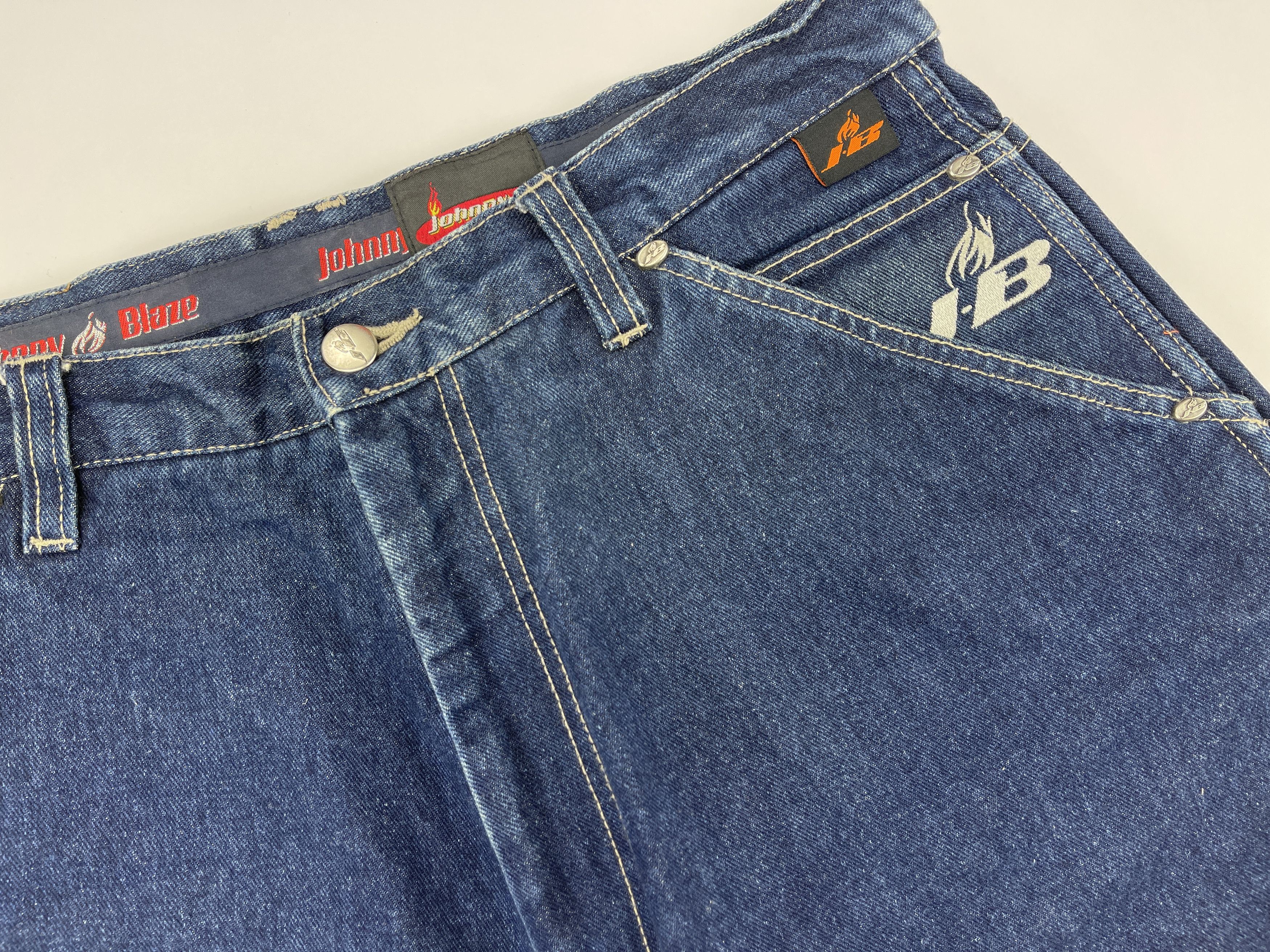 Wu-Tang Clan JOHNNY BLAZE jeans shorts, Wu Wear, Wu Tang Clan vintage, 36 Size US 36 / EU 52 - 11 Thumbnail