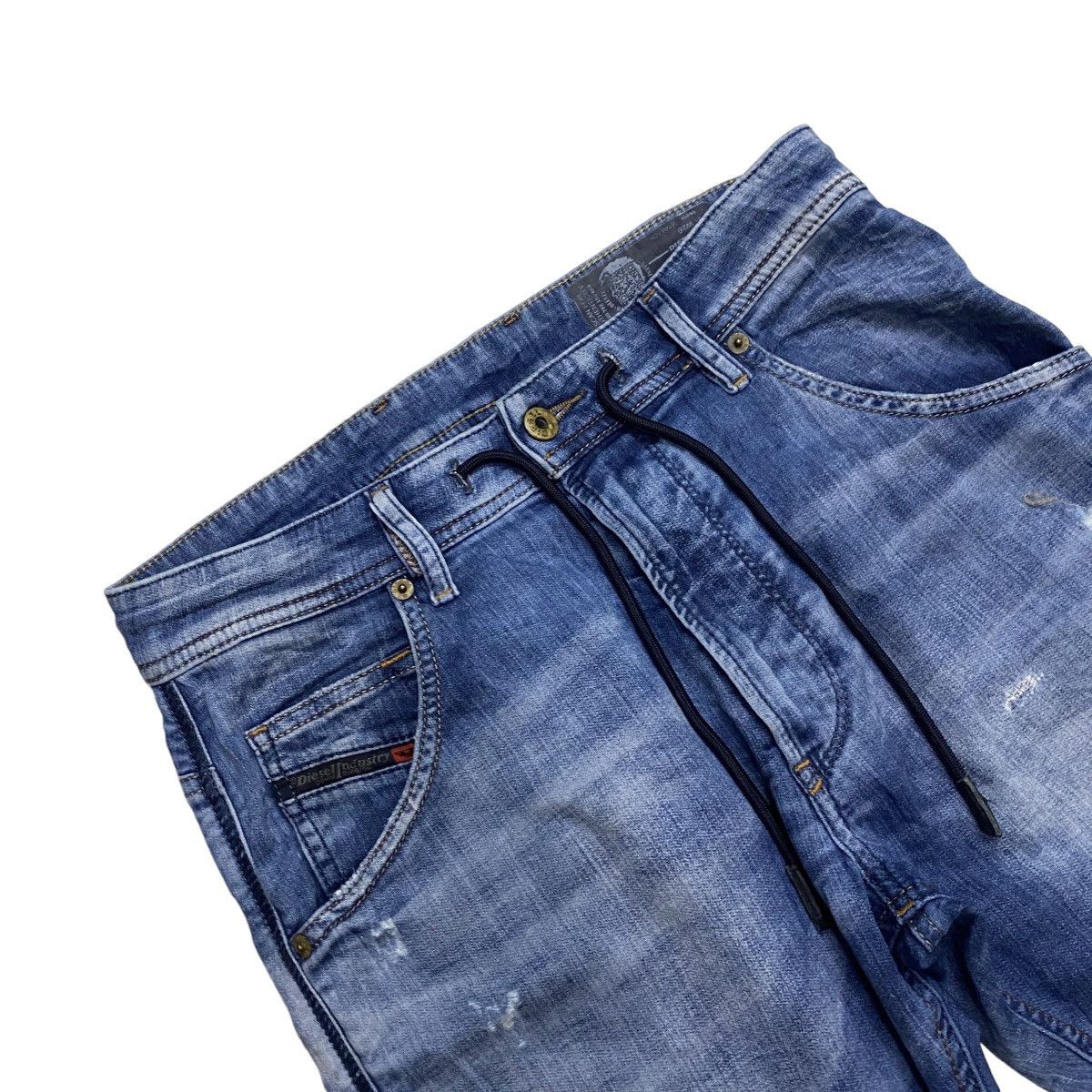 Diesel DIESEL JOGGER PANT DISTRESSED PATCHWORK DESIGN Size US 30 / EU 46 - 4 Thumbnail