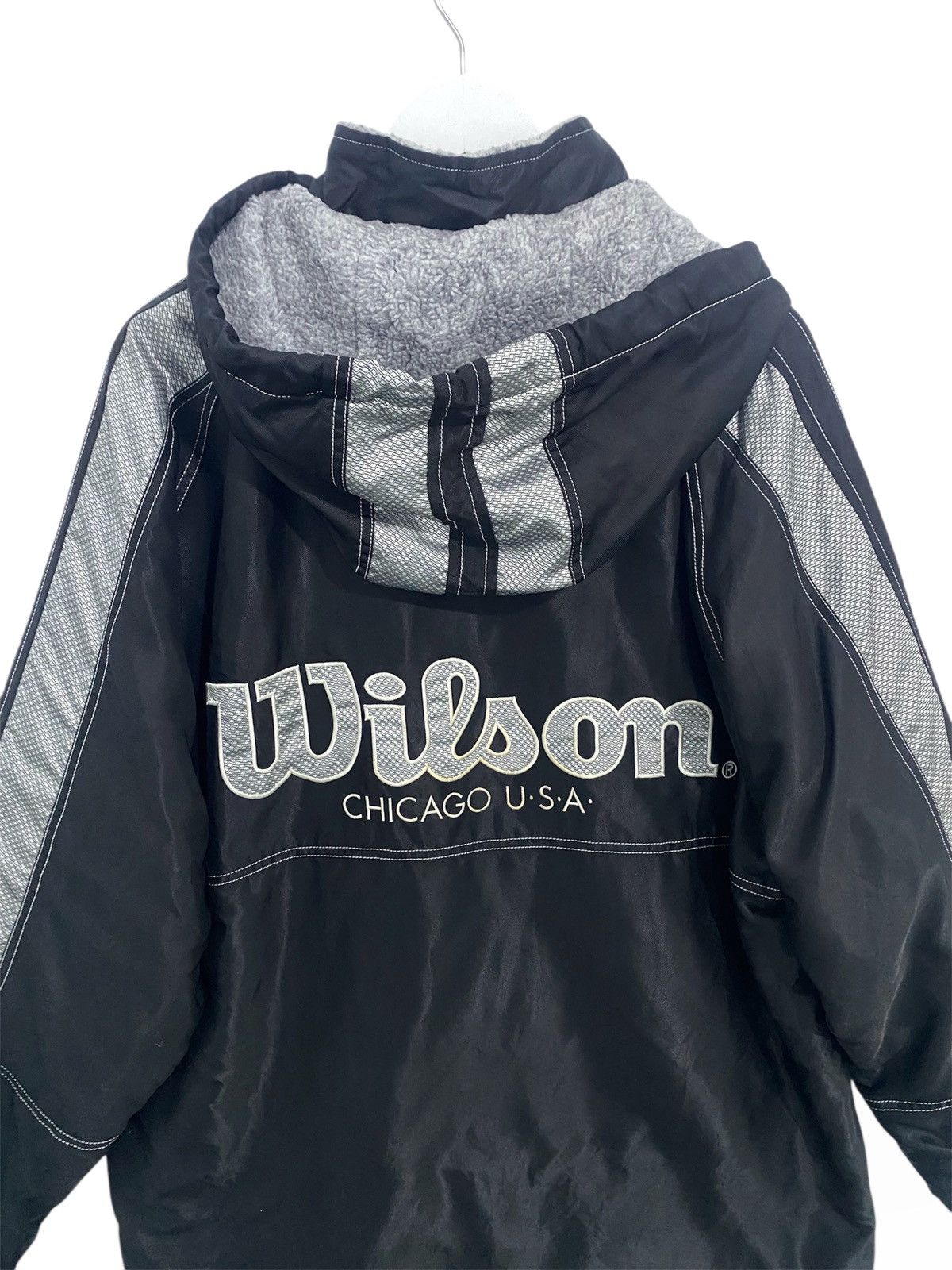 Wilson wilson Hoodie Big Logo Long Jacket Size US XL / EU 56 / 4 - 2 Thumbnail