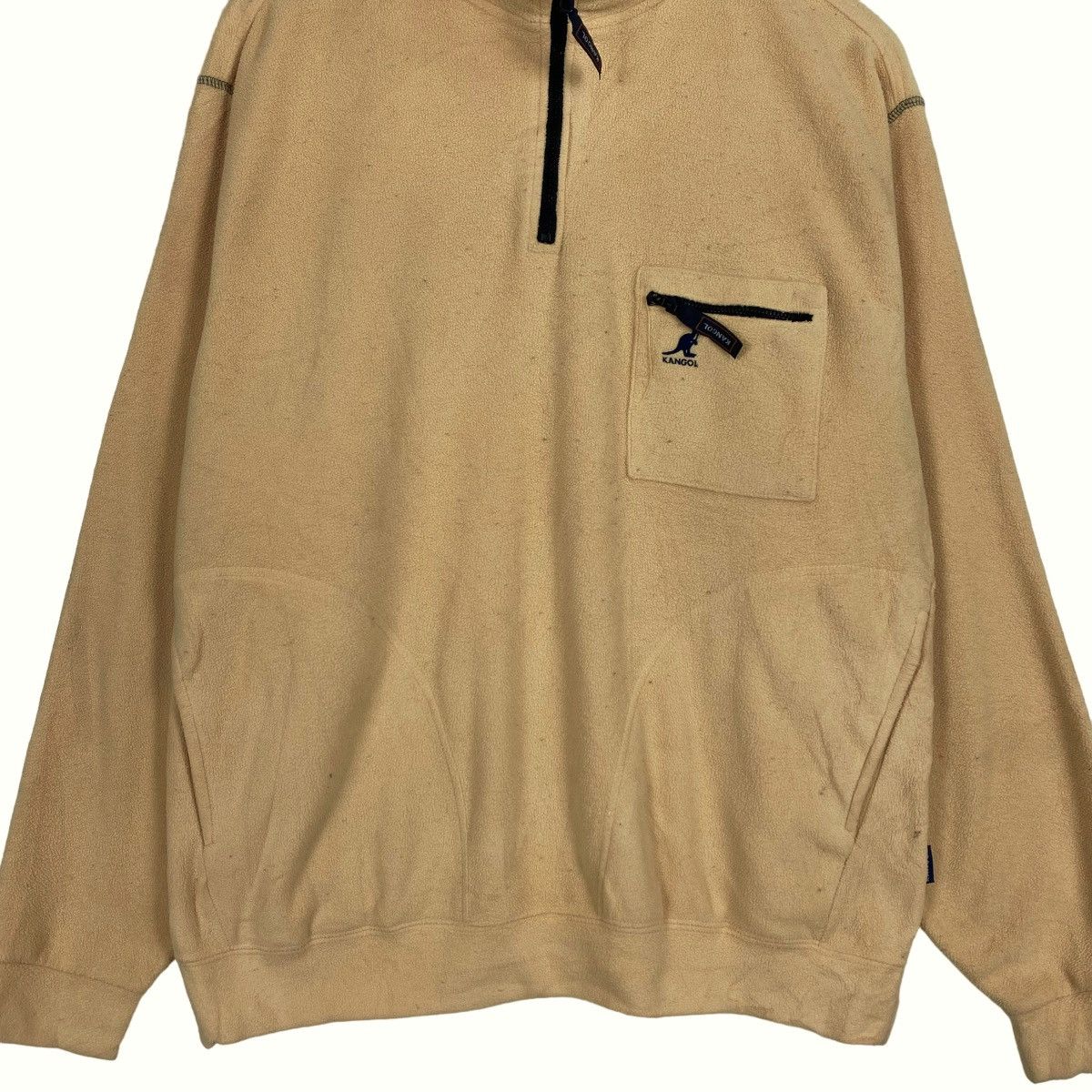 Japanese Brand × Kangol 🔥KANGOL HALFZIP FLEECE Size US M / EU 48-50 / 2 - 4 Thumbnail