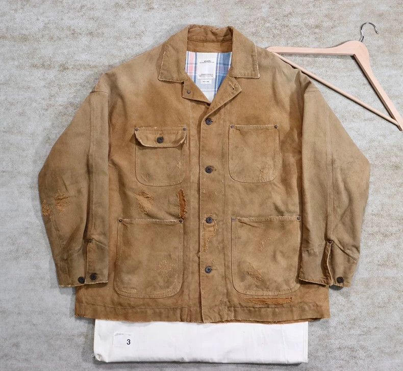 Visvim Visvim Macray Coverall Crash Jacket lt.brown-2506