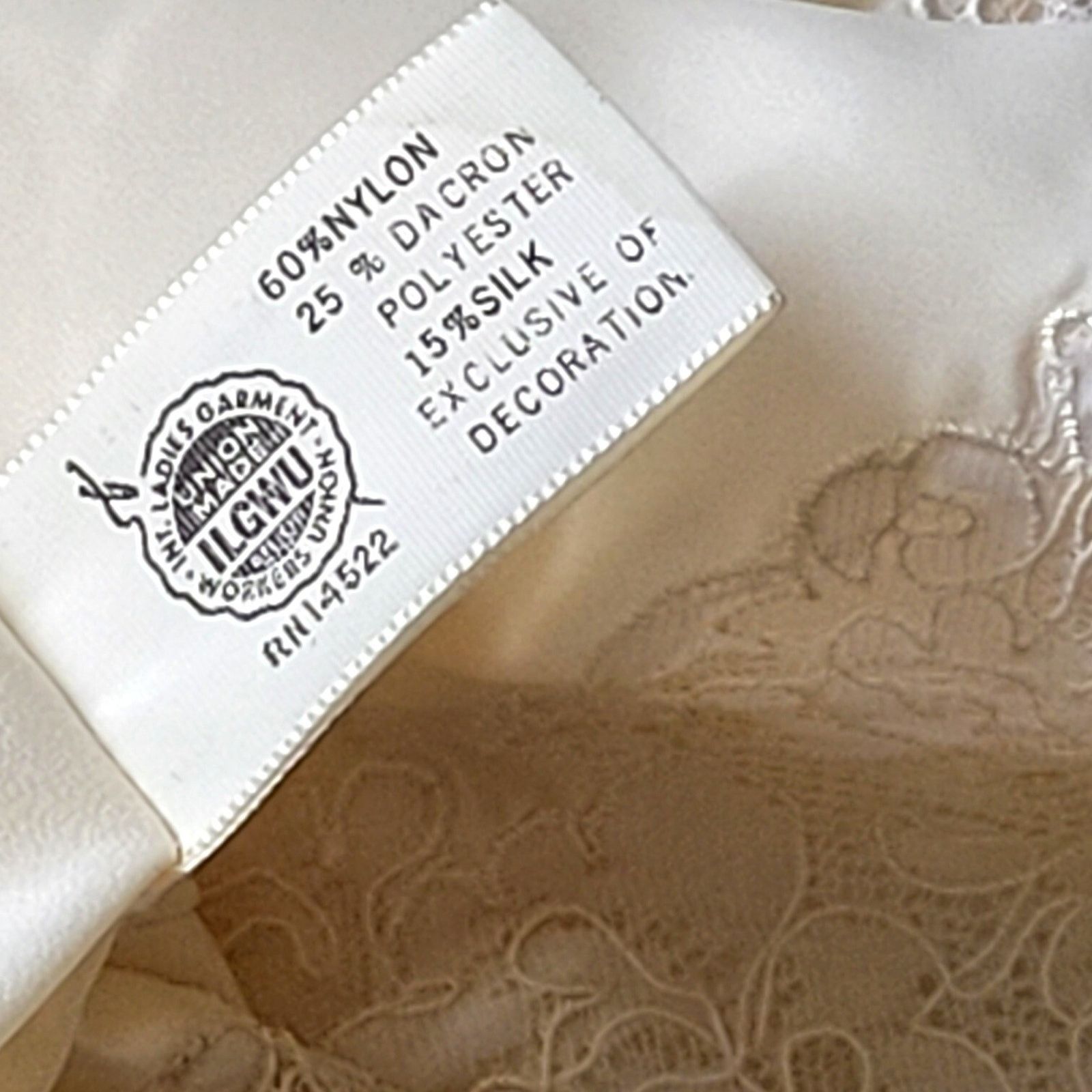 Dior Vintage Christian Dior Silk Blend Nightgown W Lace Size 36 Size ONE SIZE - 3 Thumbnail