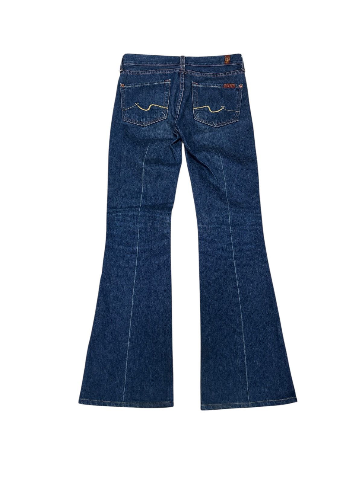 7 For All Mankind Vintage 7 For All Mankind USA Flare Denim Jeans Size 28" / US 6 / IT 42 - 1 Thumbnail