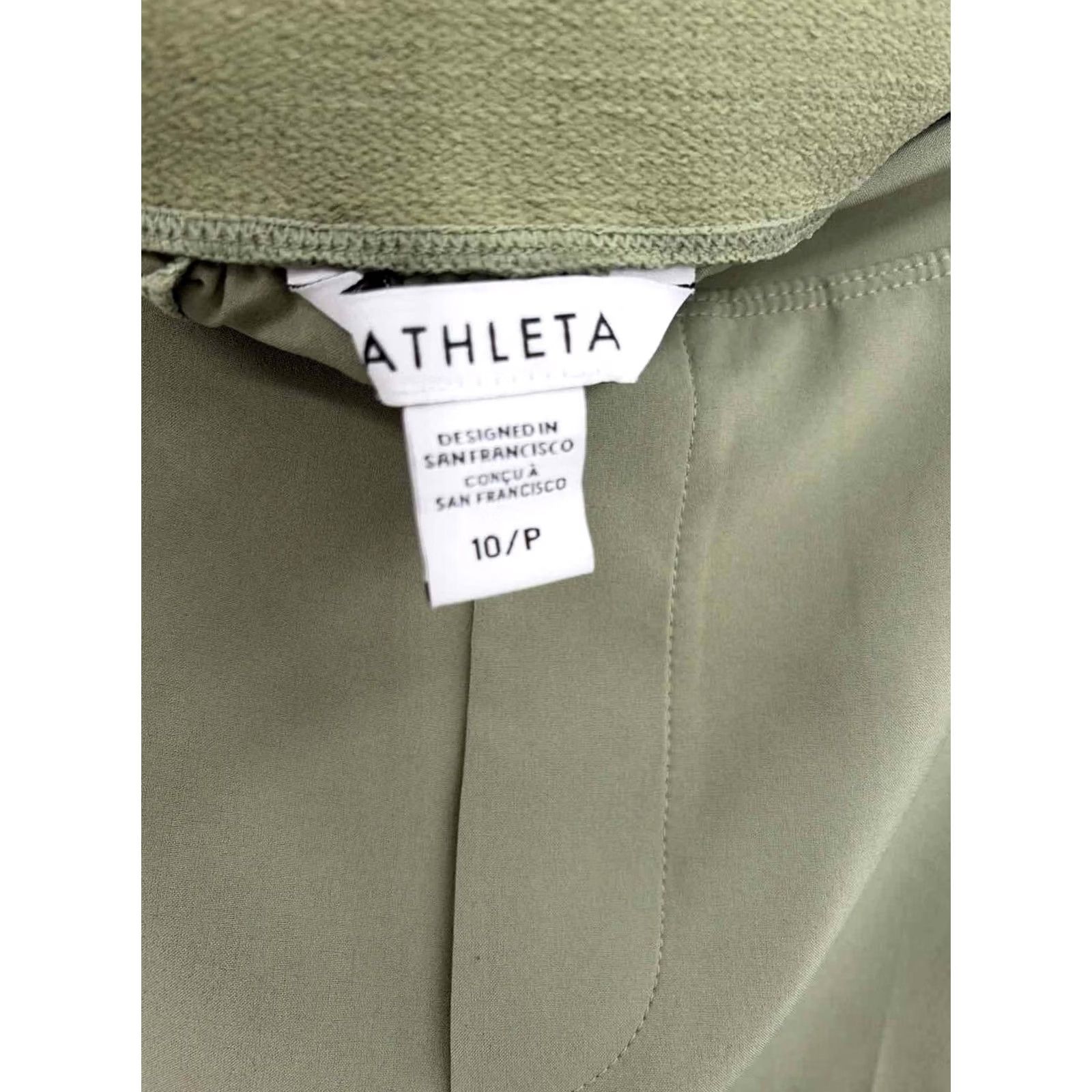 Athleta Athleta Green 10P Pull On Pants Size 32" / US 10 / IT 46 - 3 Thumbnail