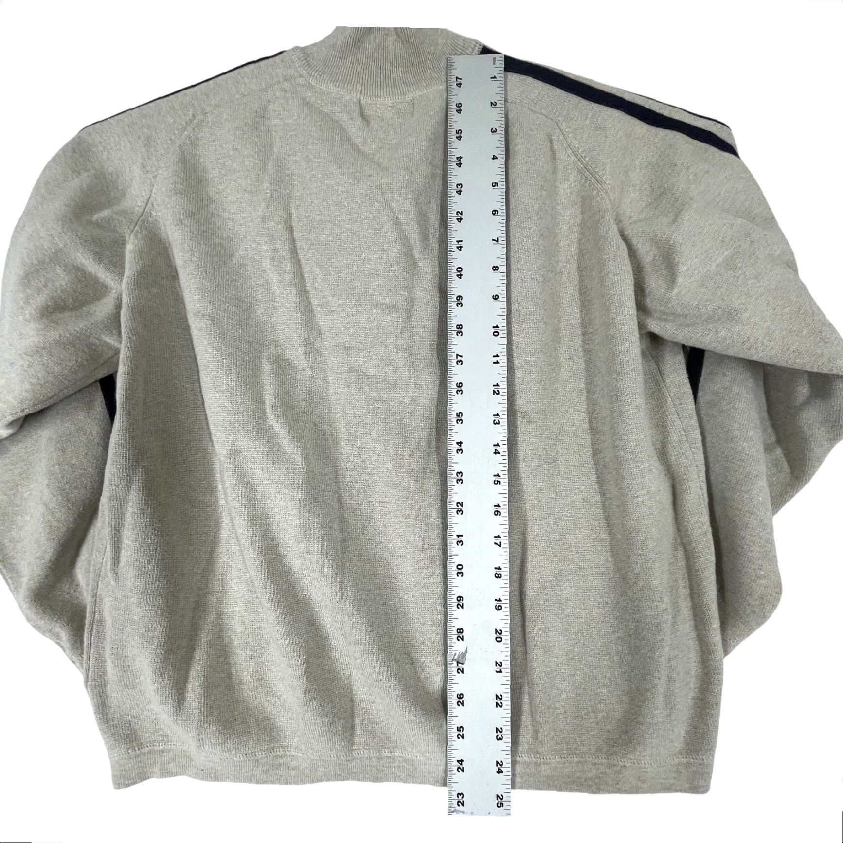 Eddie Bauer VINTAGE Eddie Bauer Sweater Men L Beige Blue 100% Cotton Preppy 90s STAIN Size US L / EU 52-54 / 3 - 3 Thumbnail