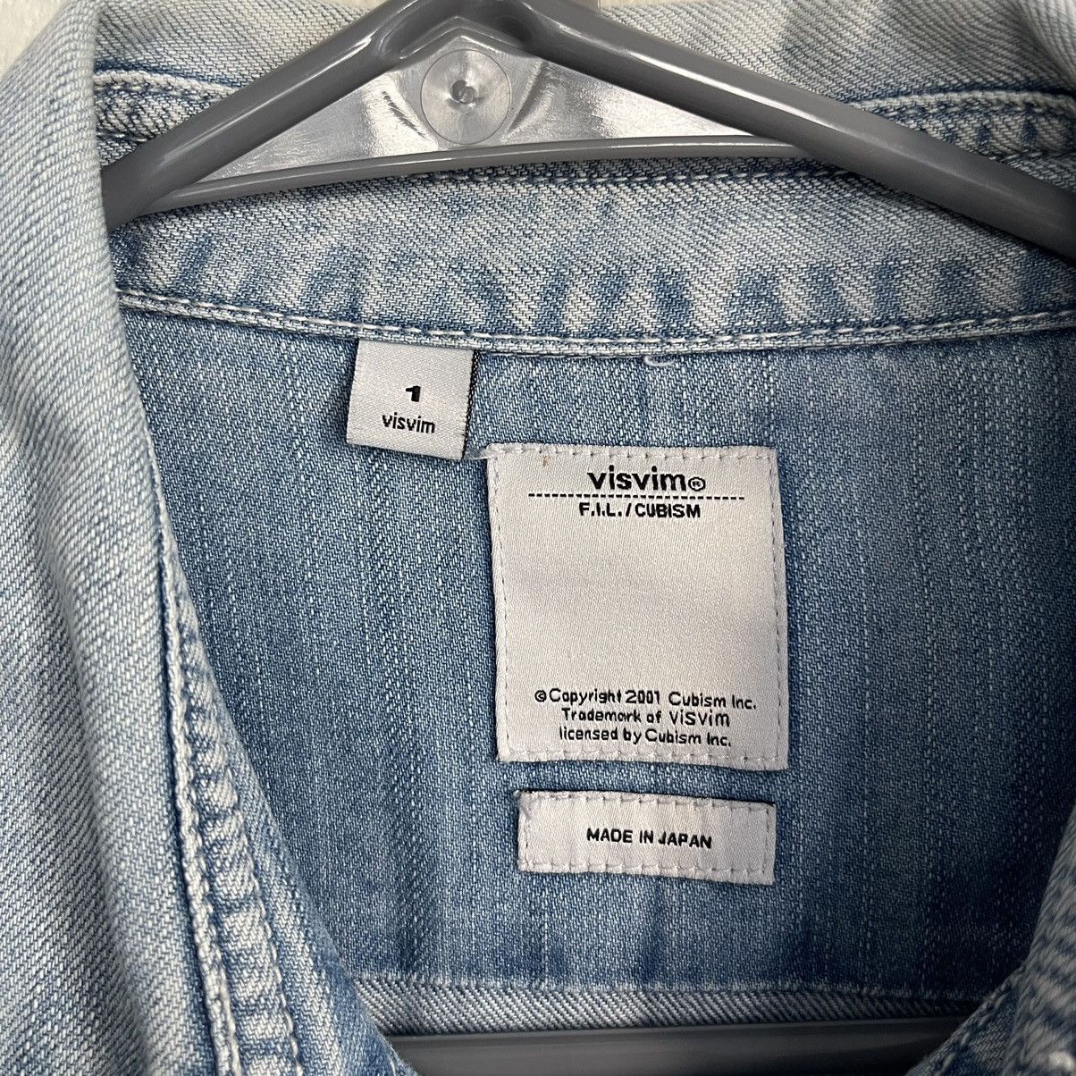 Visvim Visvim Plaid Elbows Button Down LS Western Denim Shirt Size US S / EU 44-46 / 1 - 3 Thumbnail