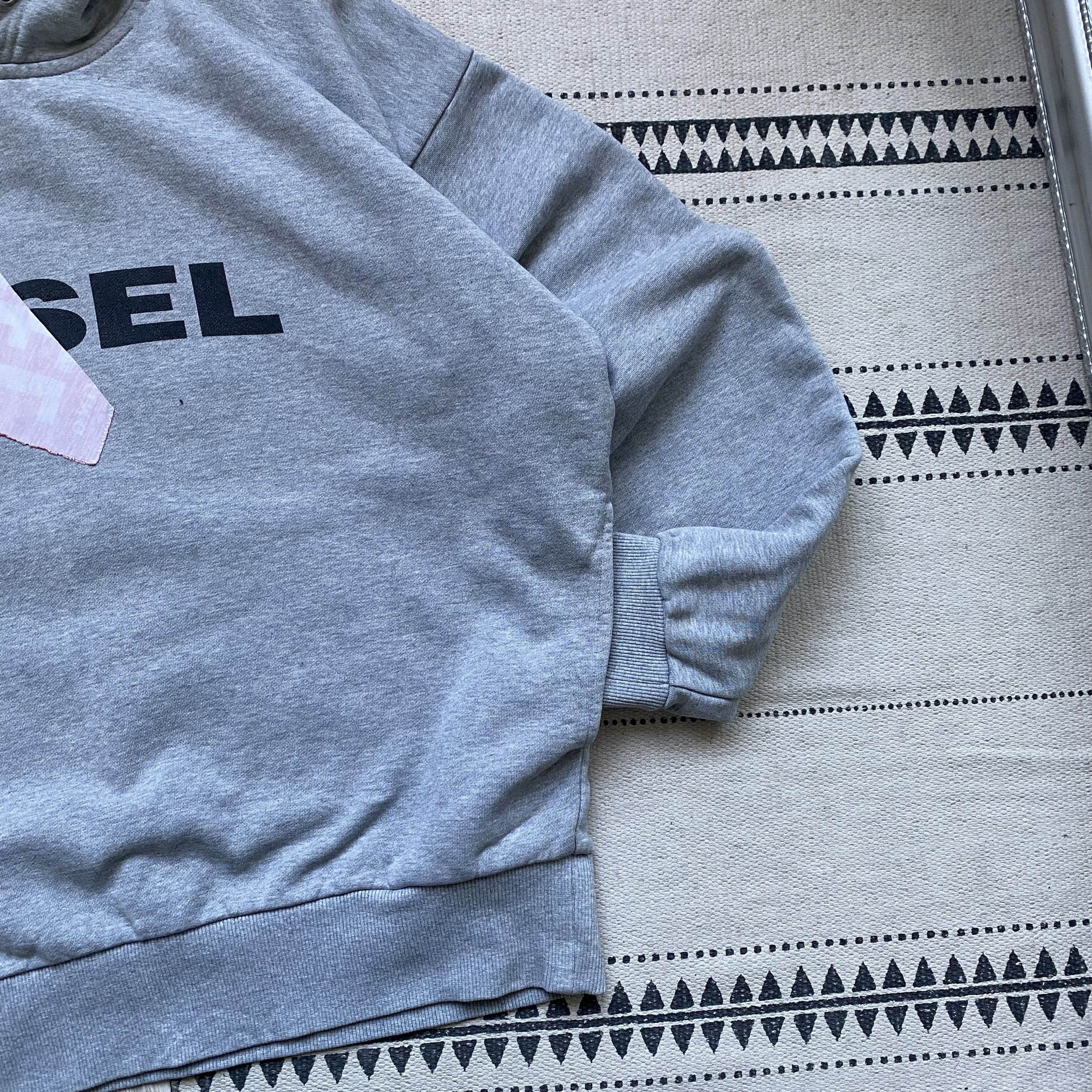 Diesel ❌ Vintage Y2K Diesel Boxy hoodie Centr logo Size US M / EU 48-50 / 2 - 7 Thumbnail