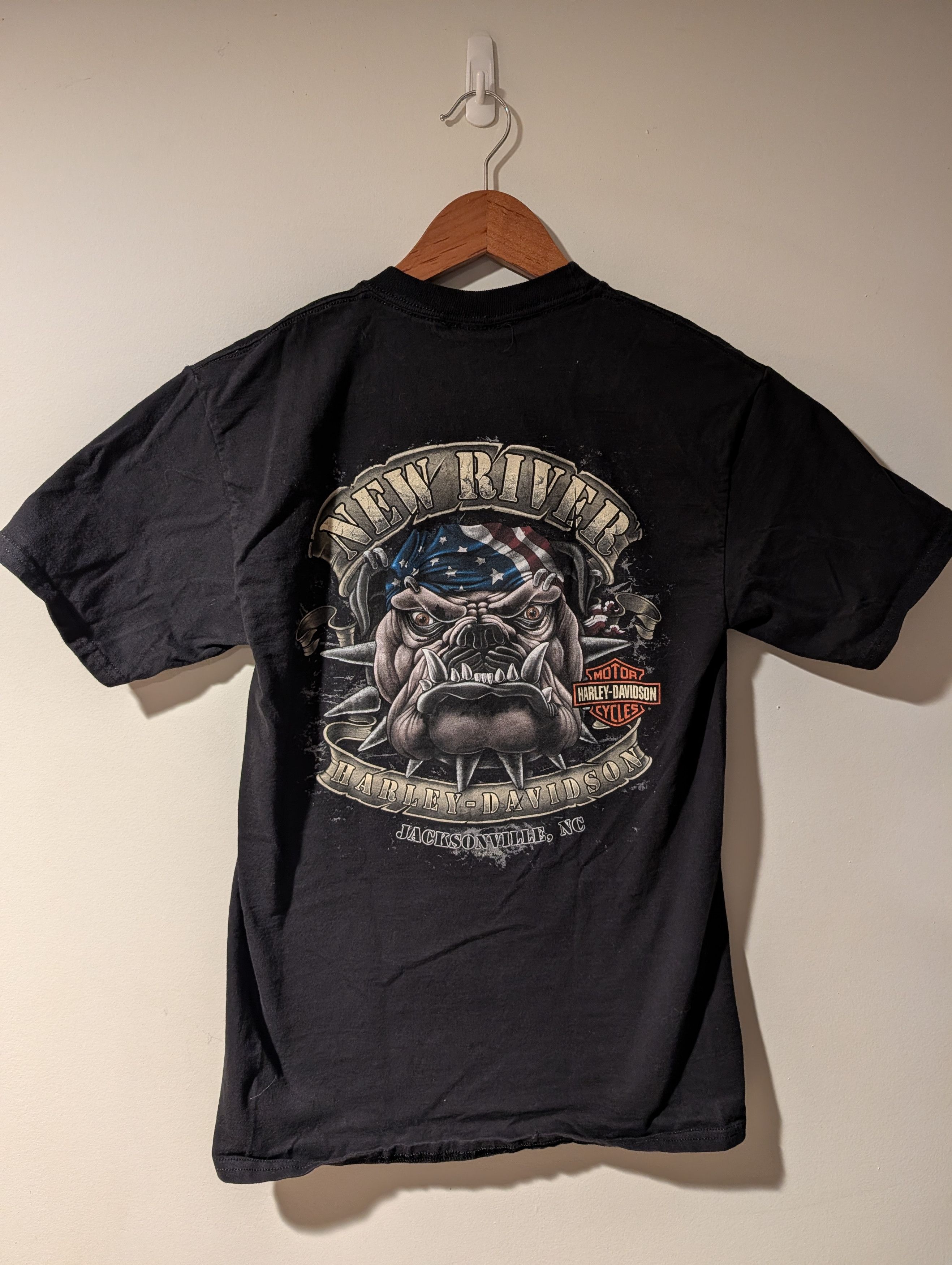 Harley Davidson Harley Davidson Motorcycle Bulldog Animal Motor T-Shirt Size US S / EU 44-46 / 1 - 1 Thumbnail