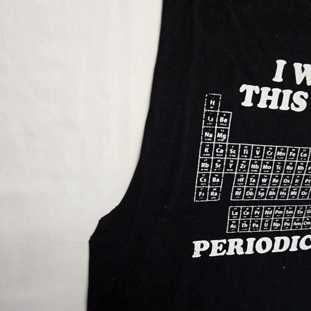 Other Funny Periodic Table Black Sleeveless XL Science Humor Tee Size US XL / EU 56 / 4 - 4 Thumbnail