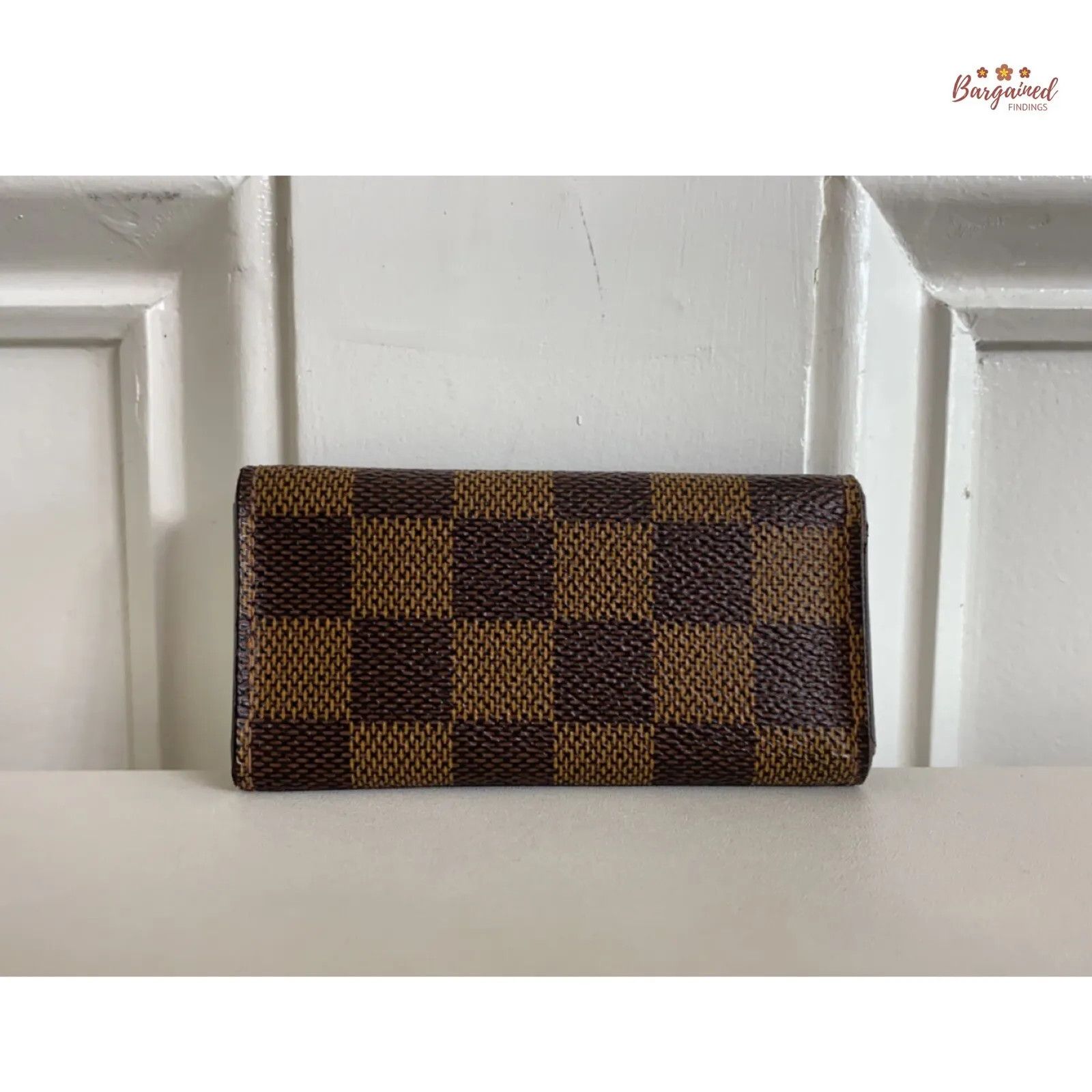 Louis Vuitton Louis Vuitton Damier Ebene Canvas Leather 4 Key Holder Size ONE SIZE - 6 Thumbnail