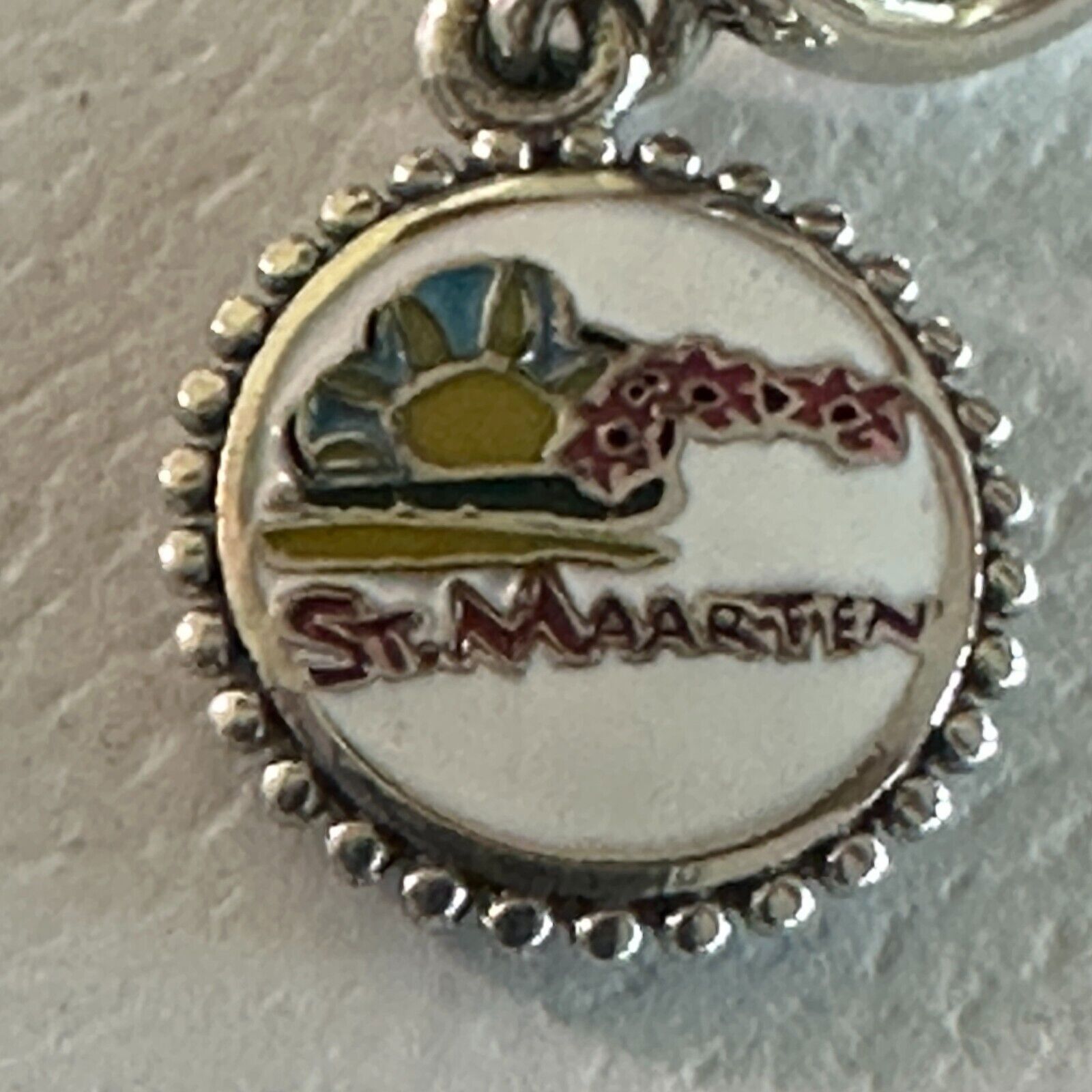 pandora Authentic Pandora St. Maarten Silver Travel Destination Dang Size ONE SIZE - 1 Thumbnail