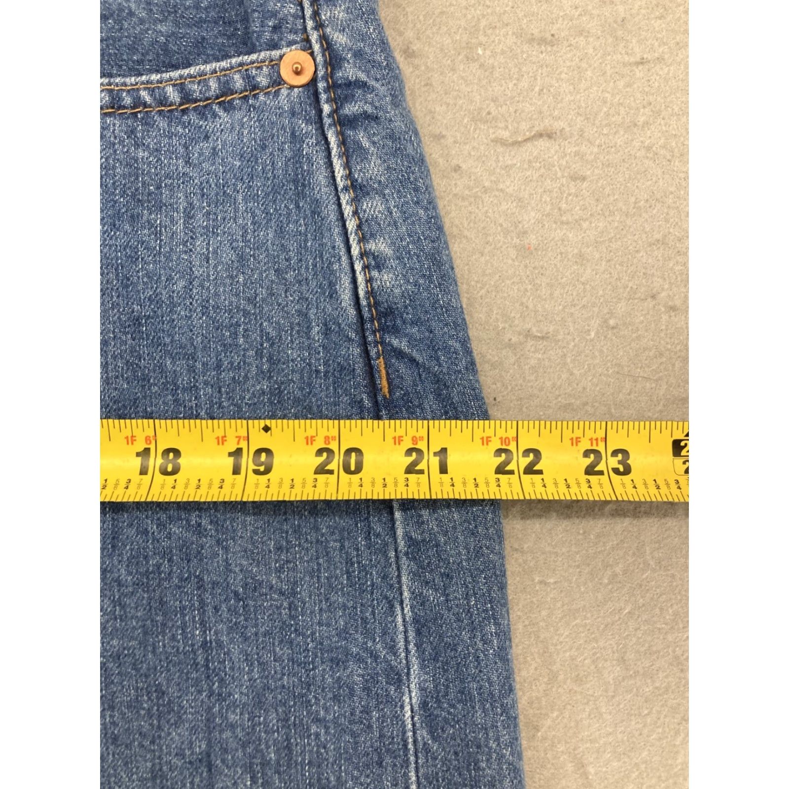 Madewell Madewell Women's Denim Skirt Mini 32 Blue Straight Casual Summer Boho Pockets Size 24" / US 00 / IT 34 - 6 Thumbnail